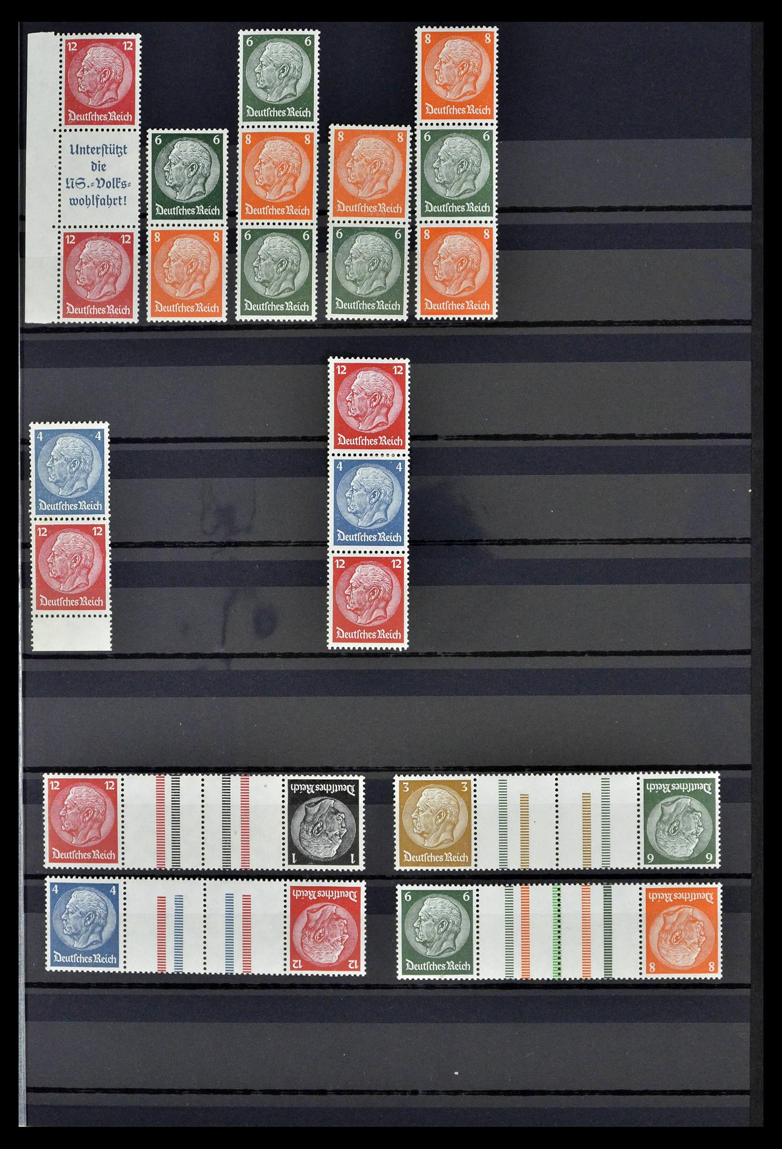 39311 0020 - Stamp collection 39311 German Reich combinations 1910-1941.