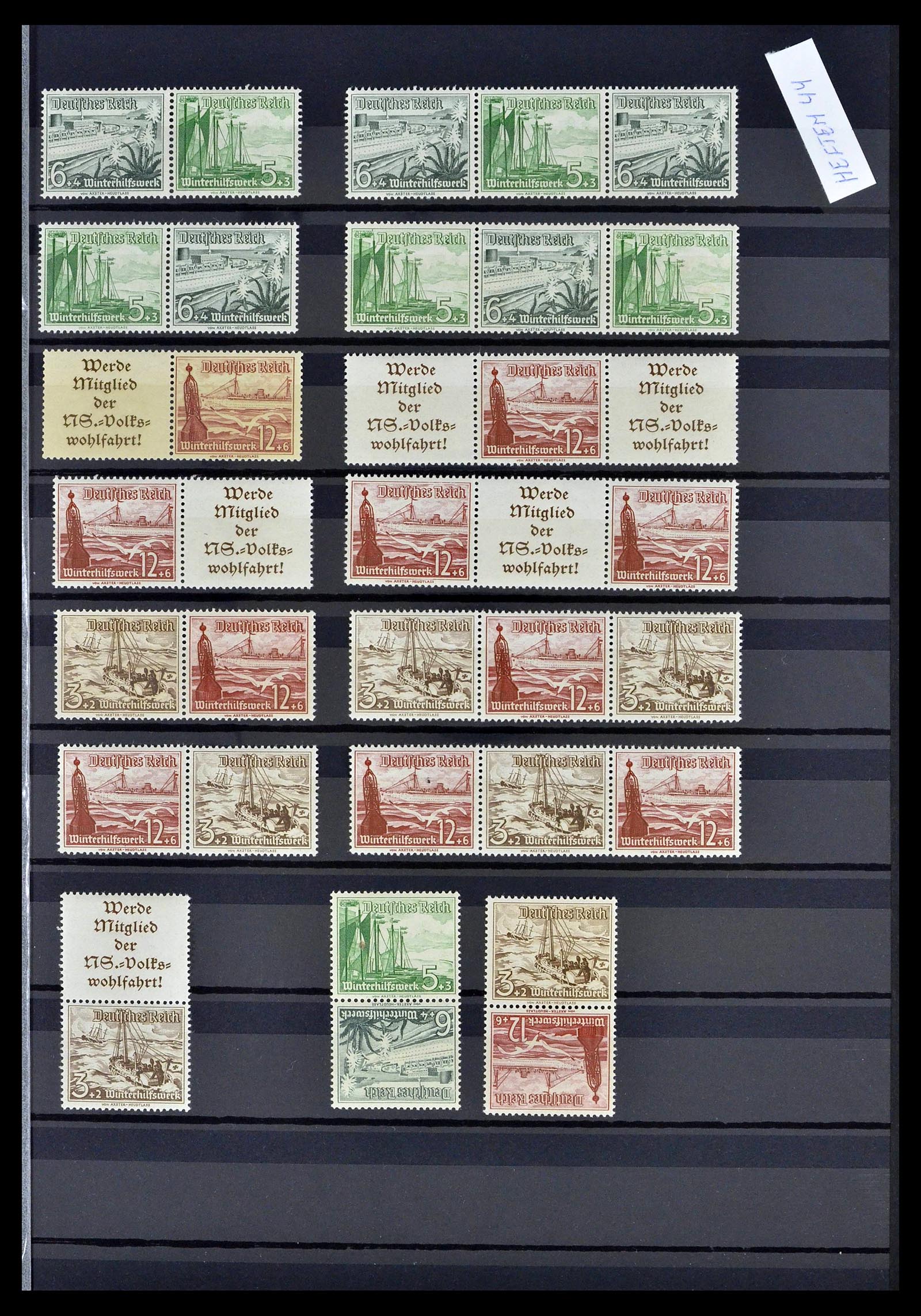 39311 0032 - Postzegelverzameling 39311 Duitse Rijk combinaties 1910-1941.
