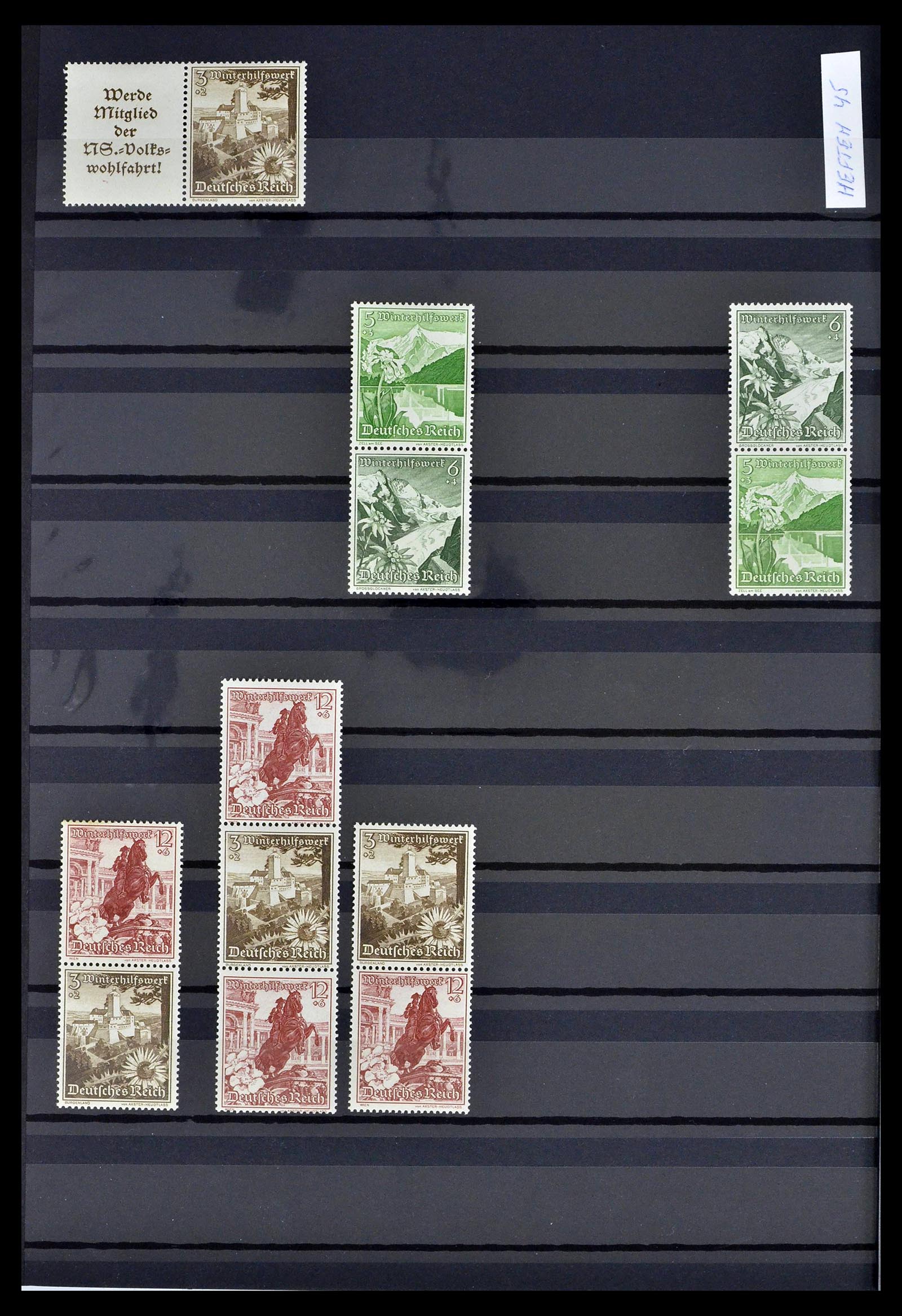 39311 0033 - Postzegelverzameling 39311 Duitse Rijk combinaties 1910-1941.