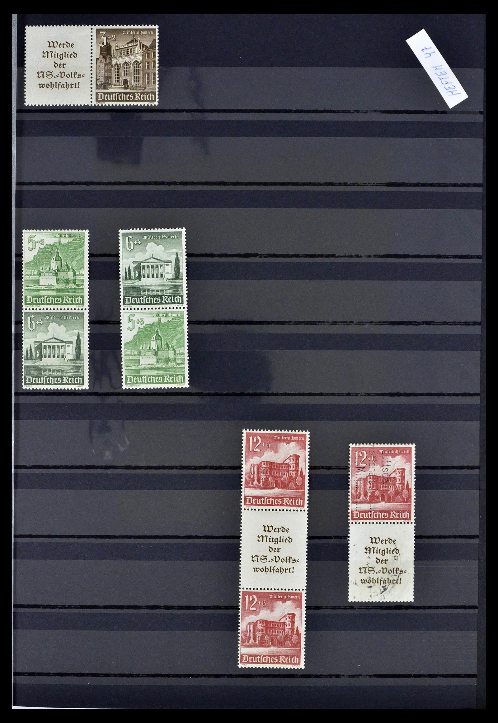 39311 0036 - Postzegelverzameling 39311 Duitse Rijk combinaties 1910-1941.