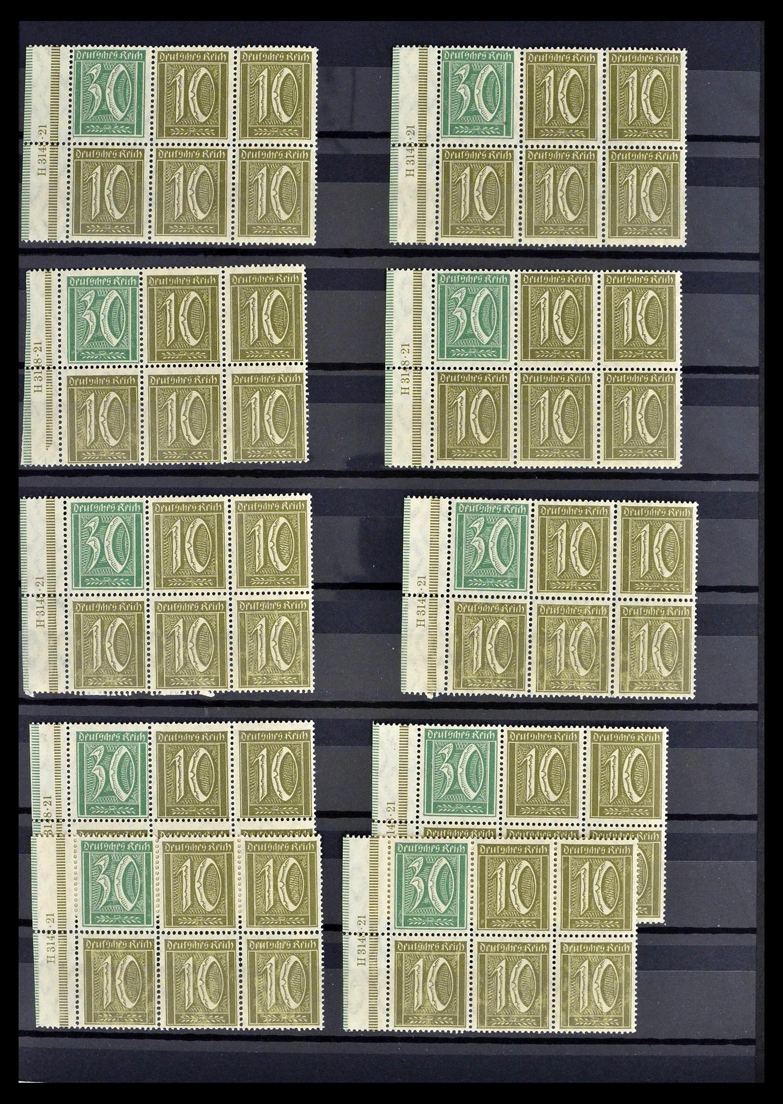 39311 0041 - Stamp collection 39311 German Reich combinations 1910-1941.