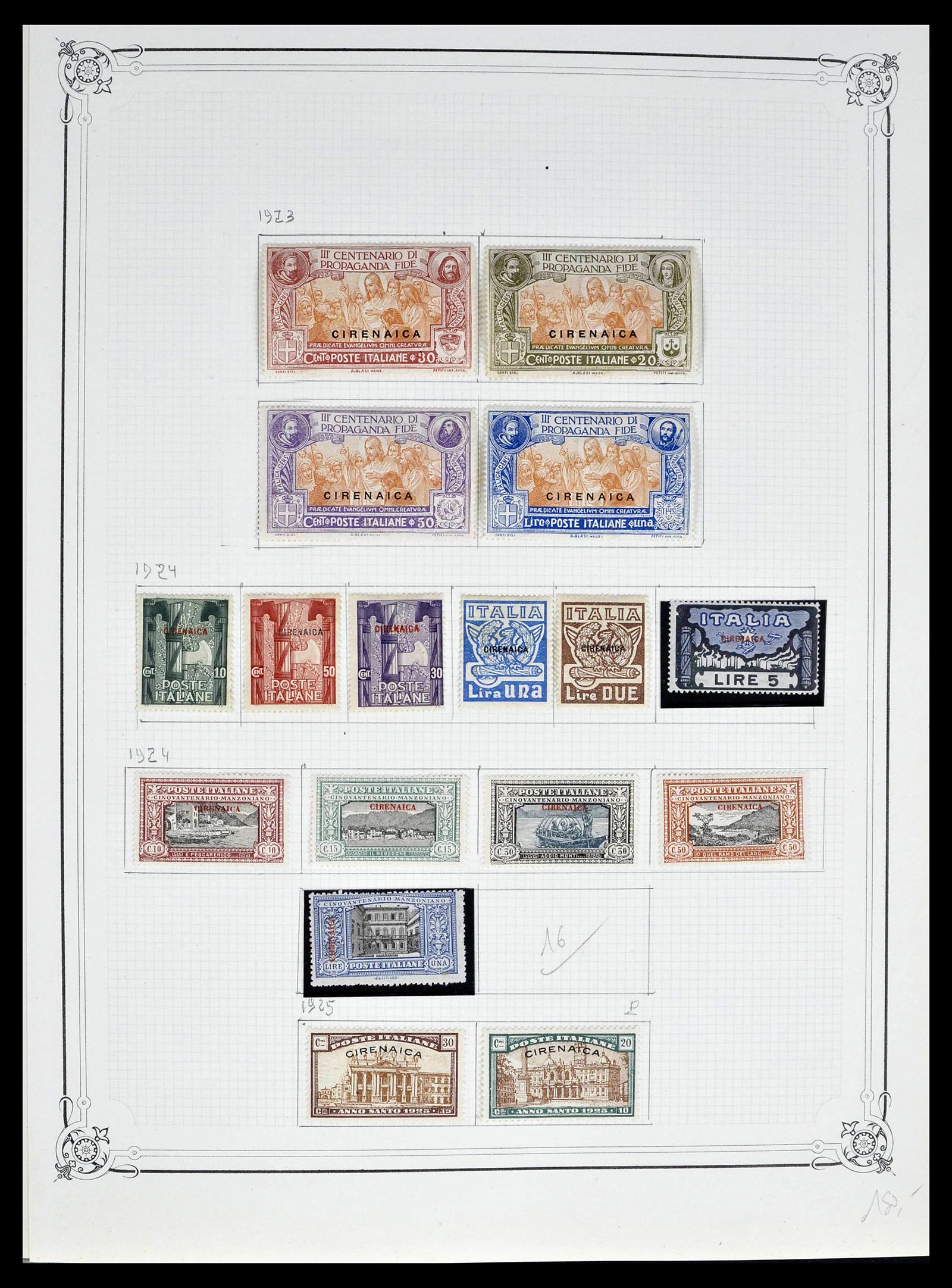 39315 0001 - Postzegelverzameling 39315 Italiaanse koloniën 1912-1941.