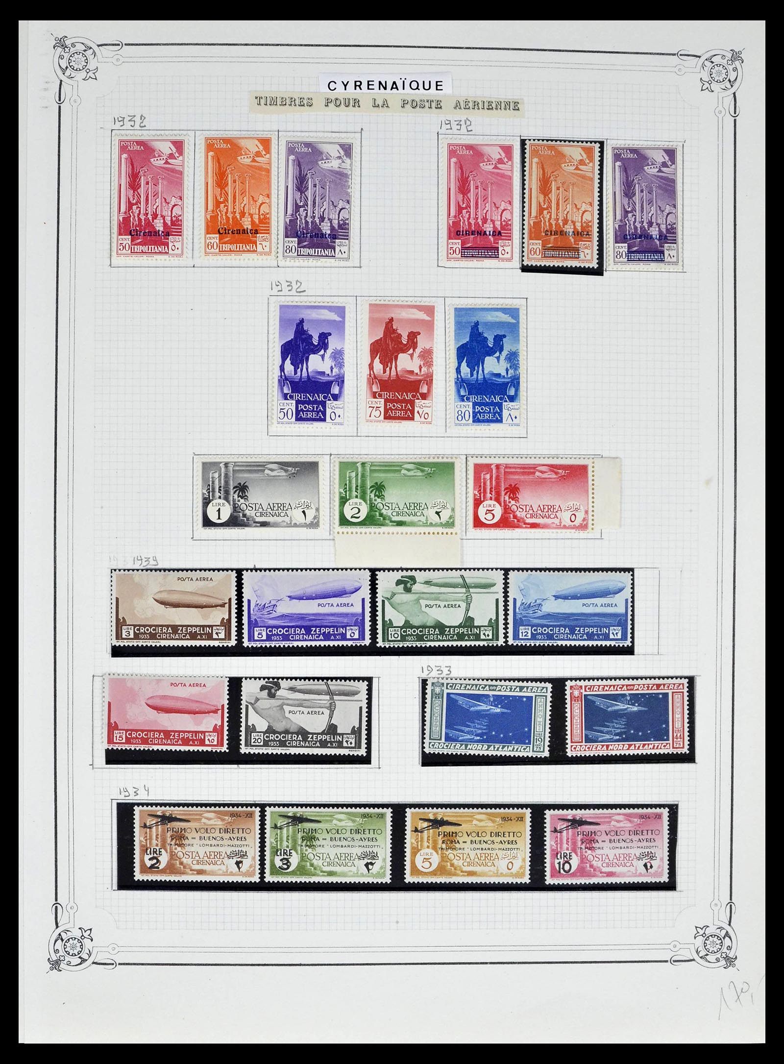 39315 0006 - Postzegelverzameling 39315 Italiaanse koloniën 1912-1941.