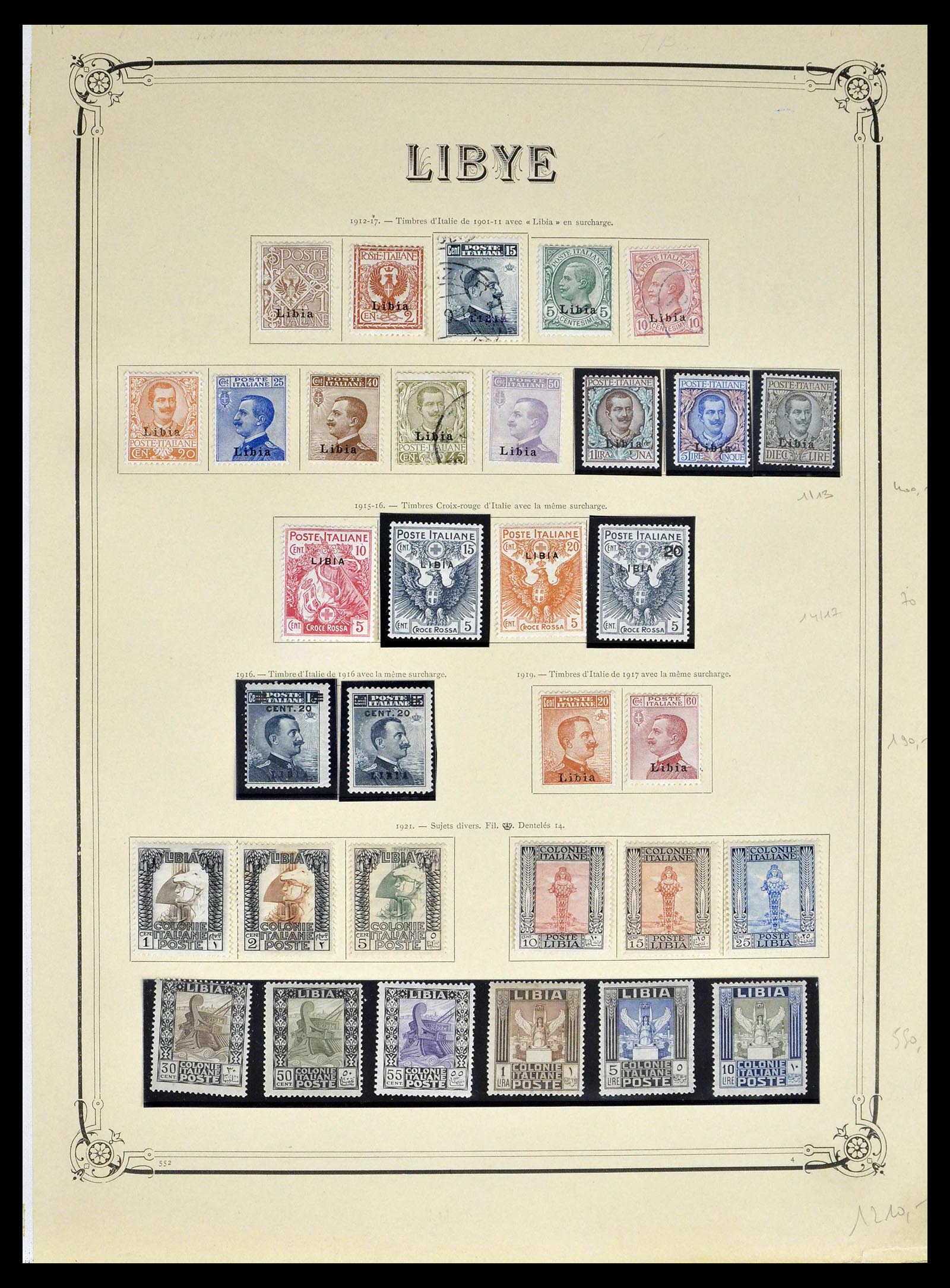 39315 0008 - Postzegelverzameling 39315 Italiaanse koloniën 1912-1941.