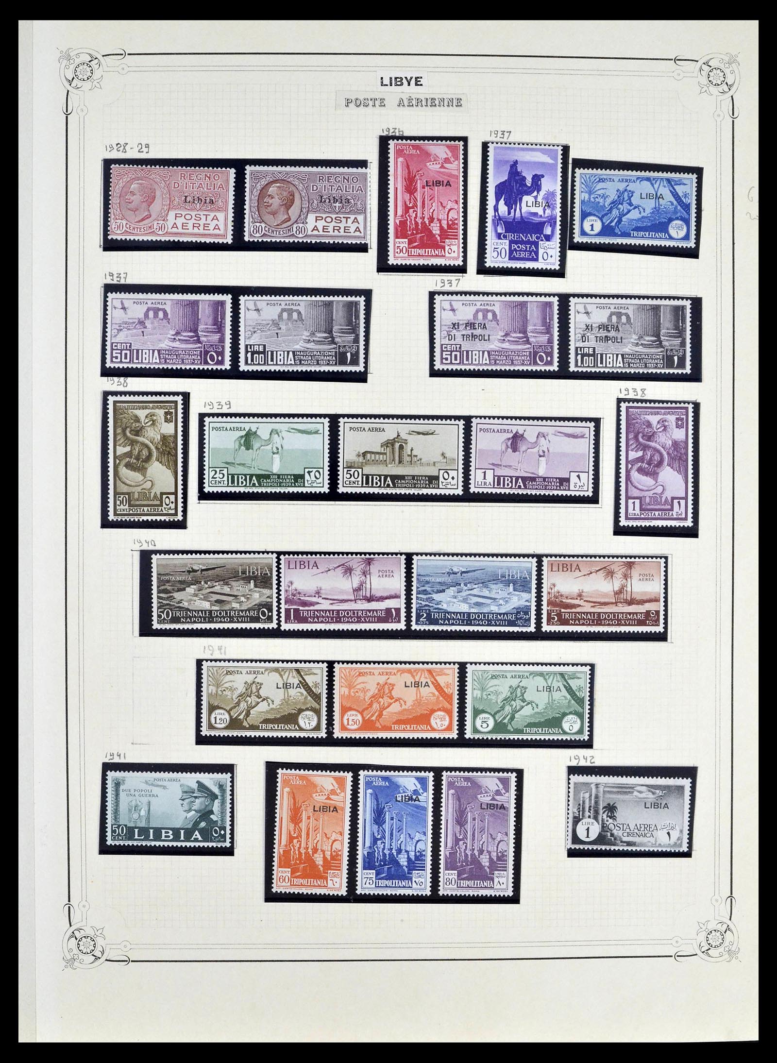 39315 0012 - Postzegelverzameling 39315 Italiaanse koloniën 1912-1941.