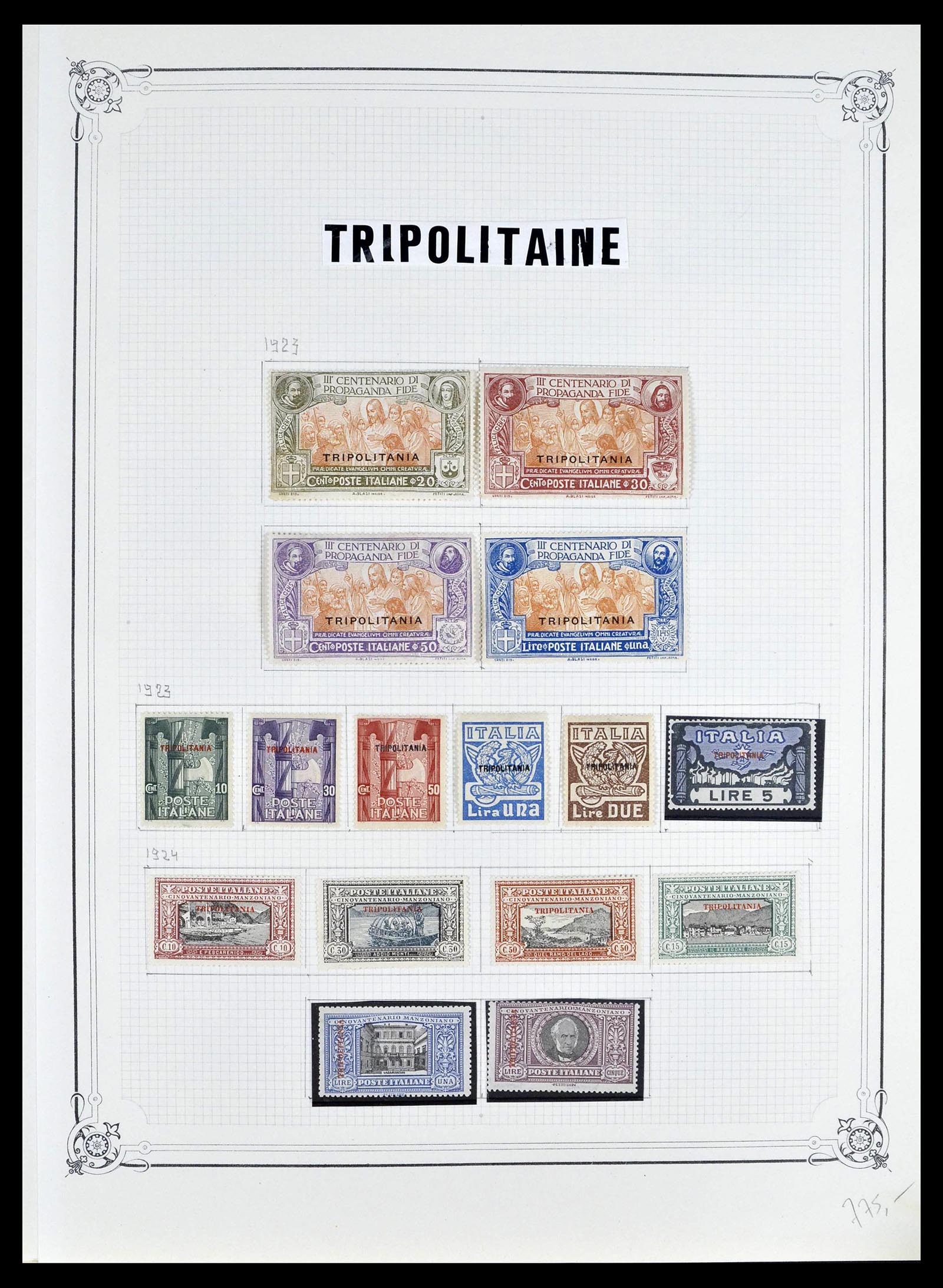 39315 0016 - Postzegelverzameling 39315 Italiaanse koloniën 1912-1941.