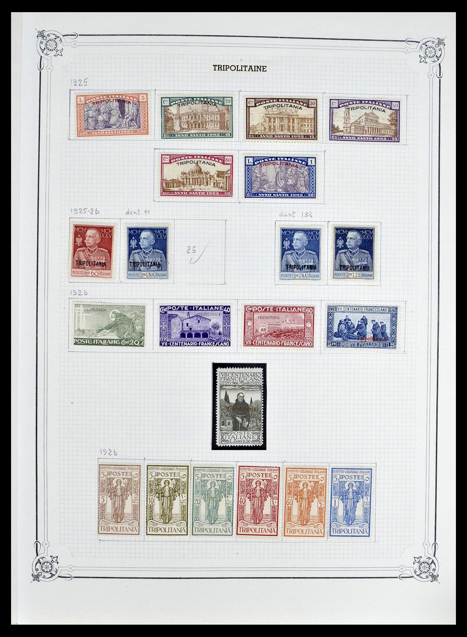 39315 0017 - Postzegelverzameling 39315 Italiaanse koloniën 1912-1941.