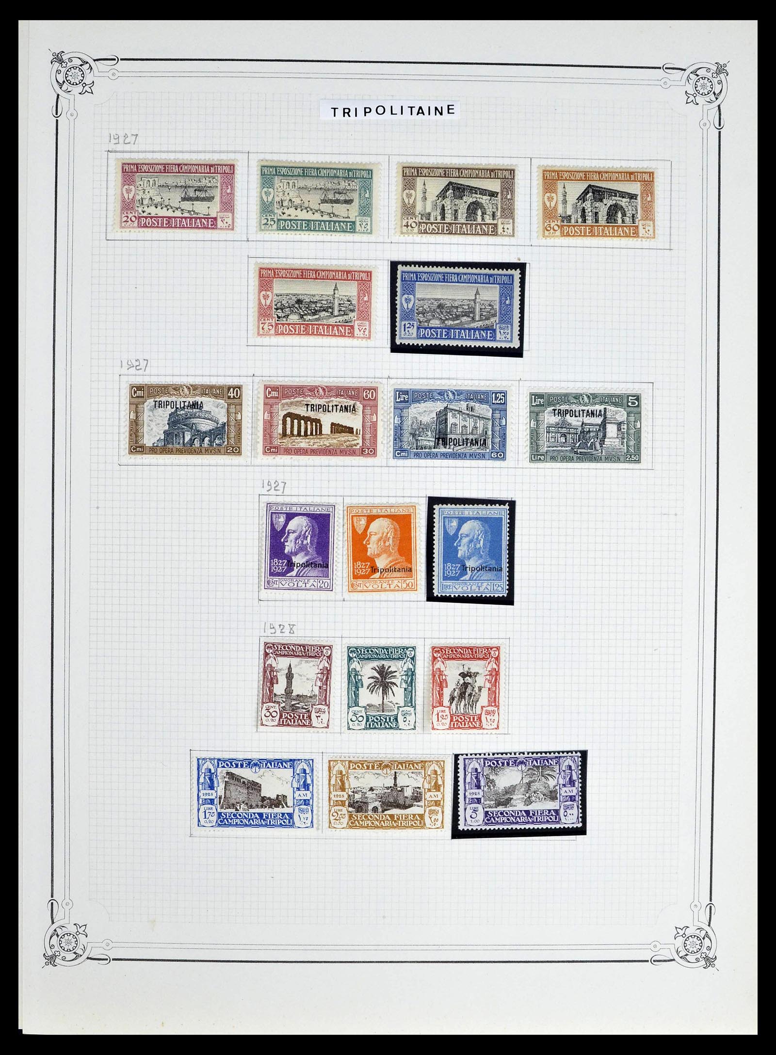 39315 0018 - Postzegelverzameling 39315 Italiaanse koloniën 1912-1941.