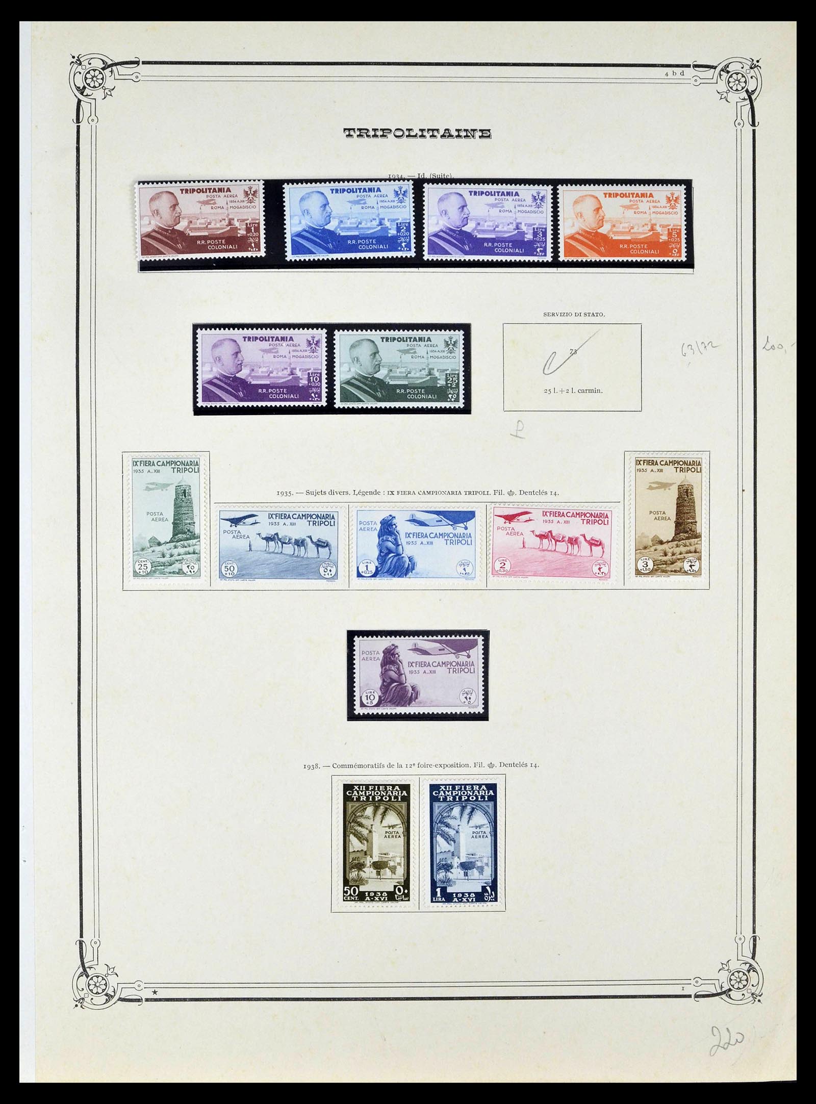 39315 0028 - Postzegelverzameling 39315 Italiaanse koloniën 1912-1941.