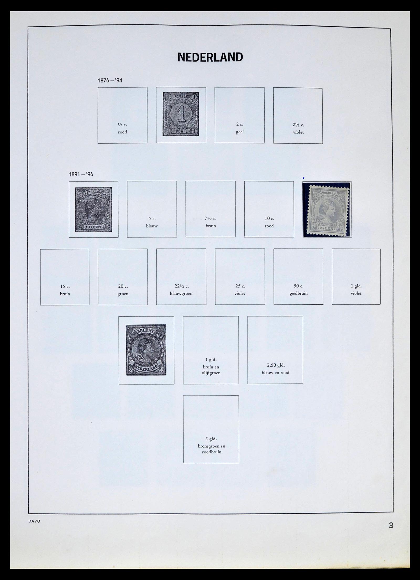 39318 0003 - Stamp collection 39318 Netherlands 1872-1977.