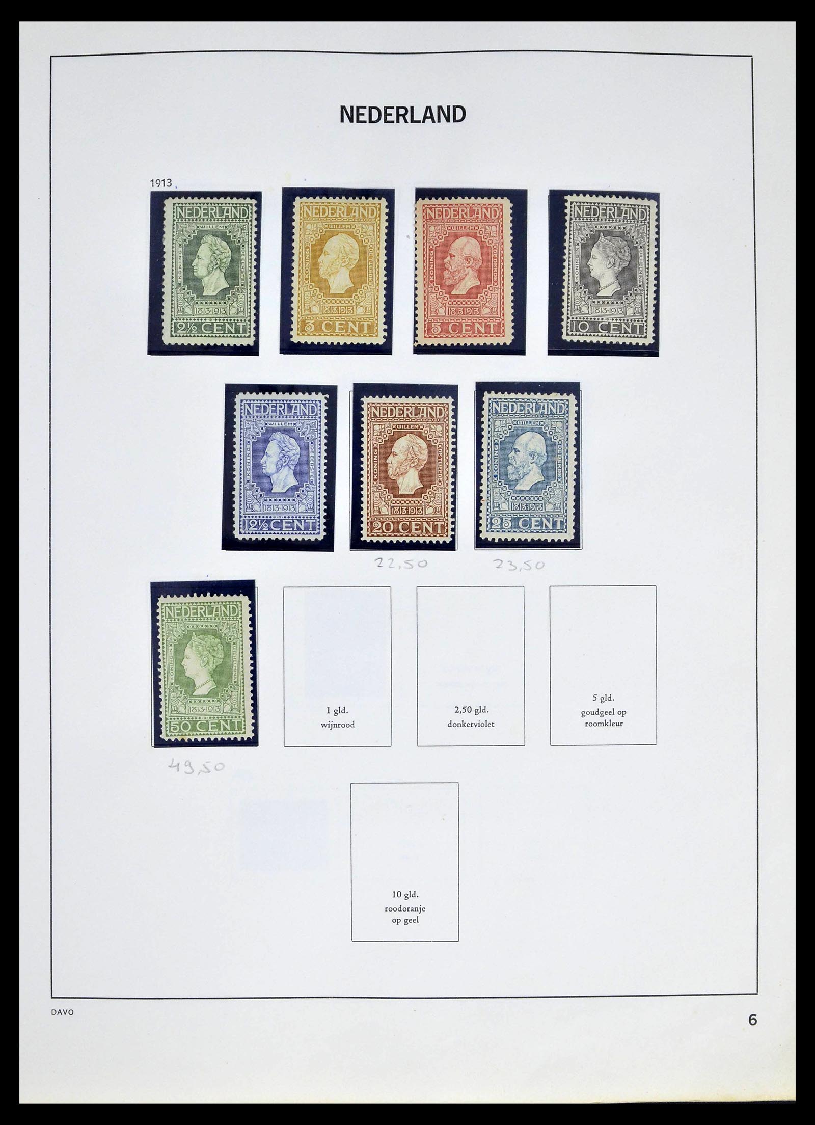 39318 0006 - Postzegelverzameling 39318 Nederland 1872-1977.