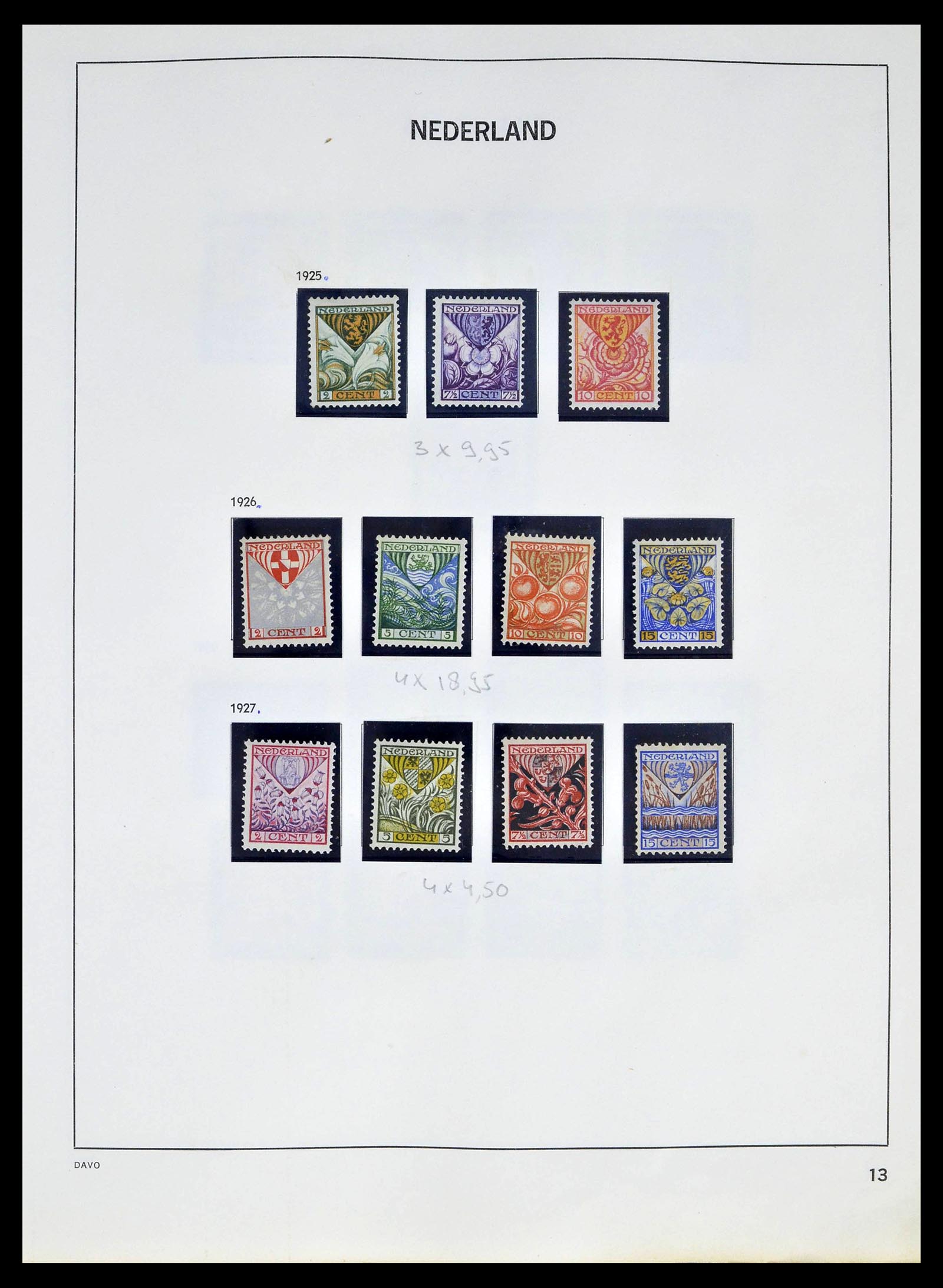39318 0012 - Postzegelverzameling 39318 Nederland 1872-1977.