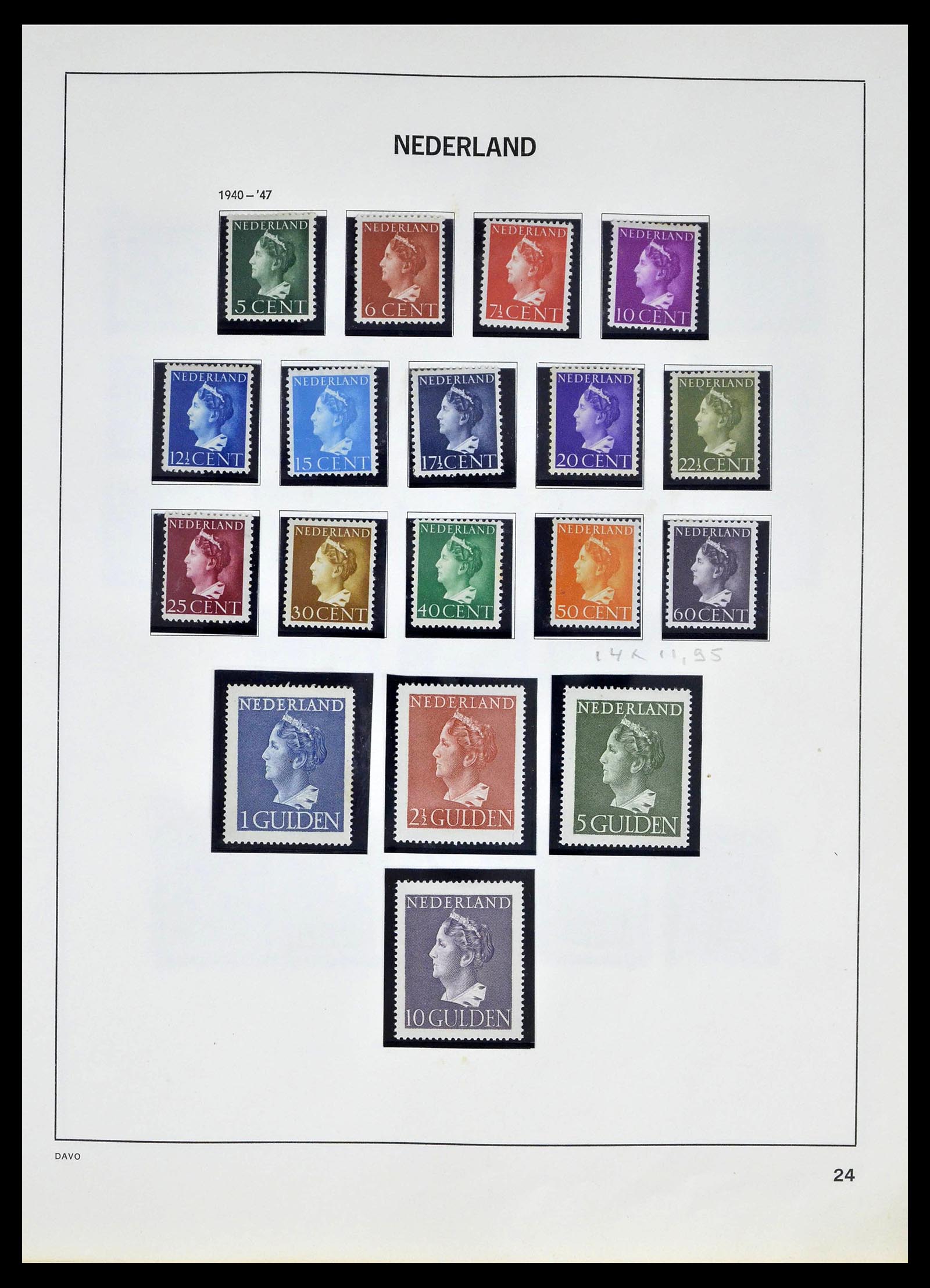 39318 0023 - Postzegelverzameling 39318 Nederland 1872-1977.