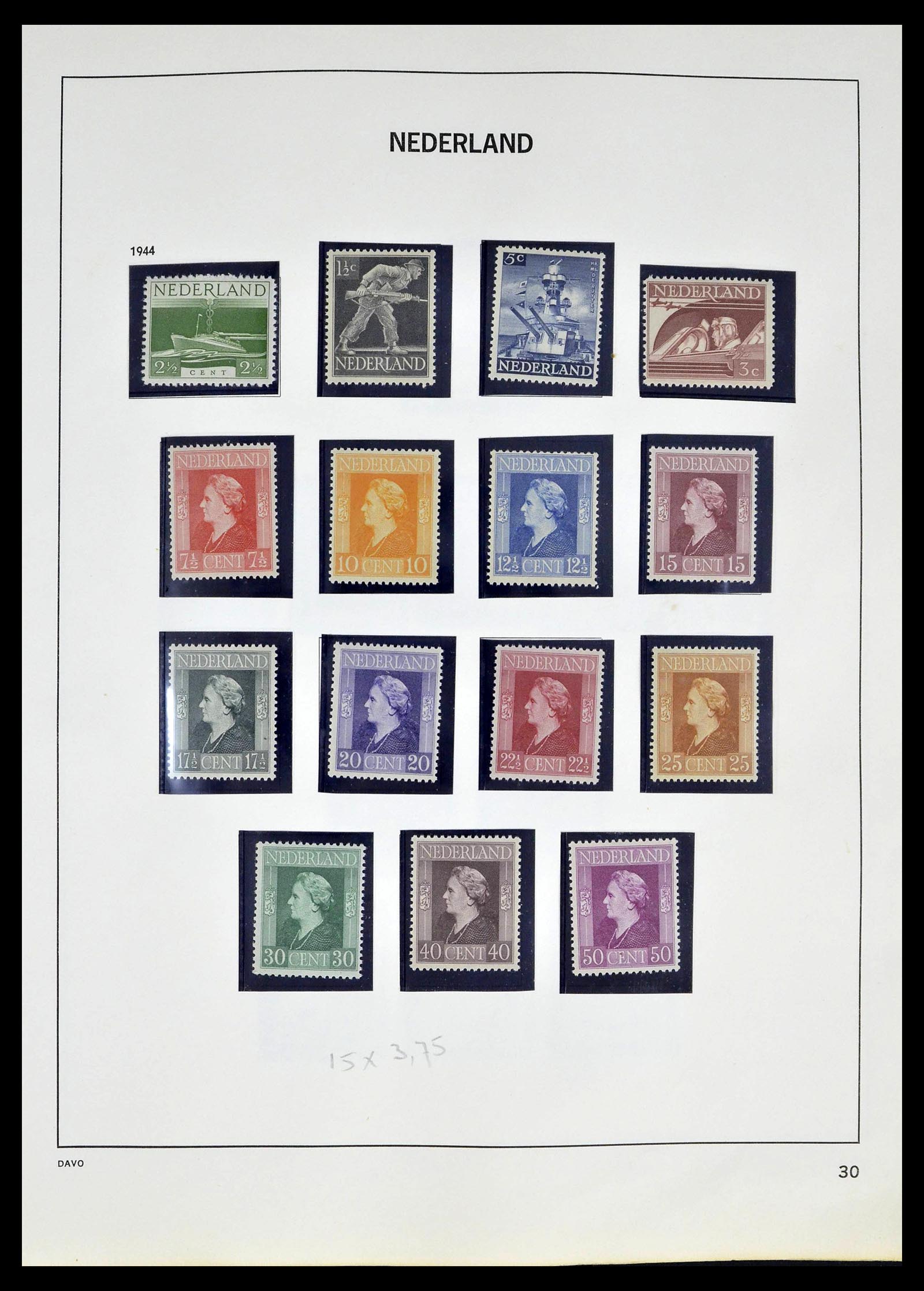 39318 0028 - Postzegelverzameling 39318 Nederland 1872-1977.