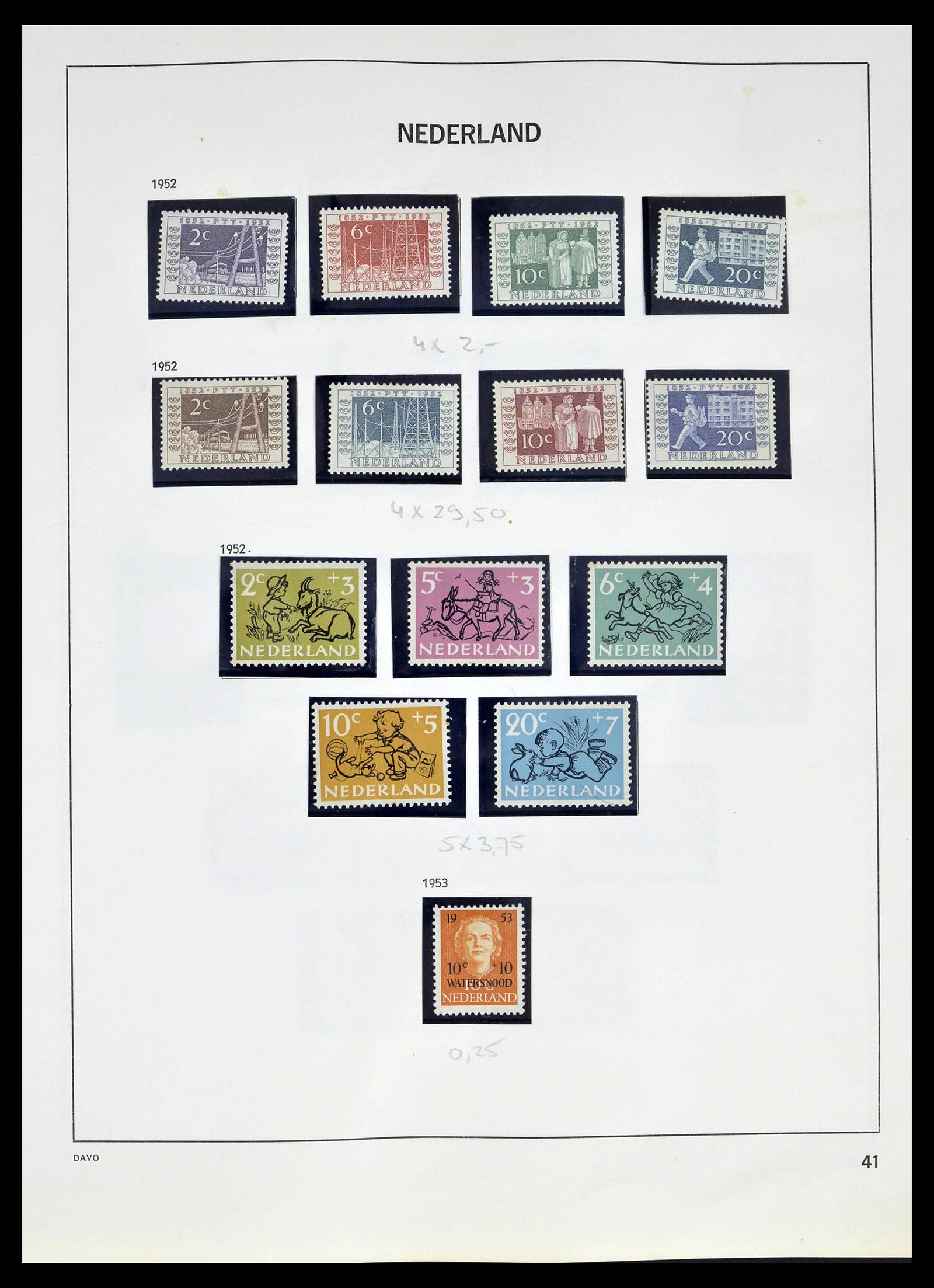 39318 0039 - Postzegelverzameling 39318 Nederland 1872-1977.