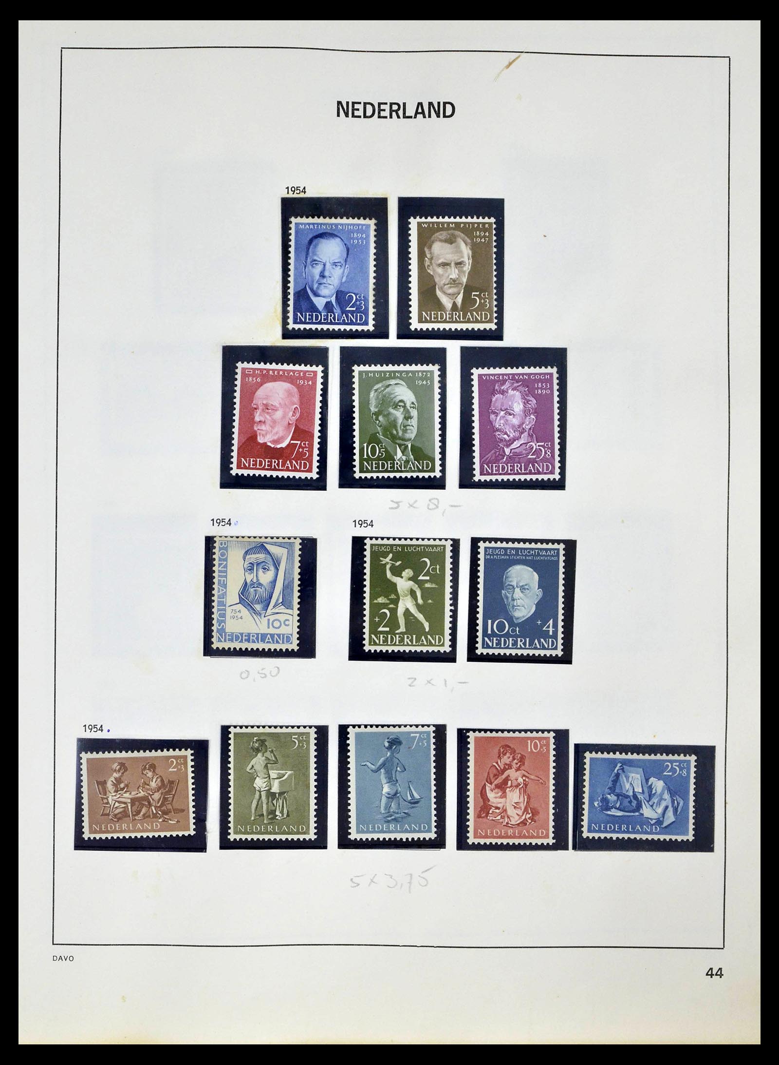 39318 0042 - Postzegelverzameling 39318 Nederland 1872-1977.