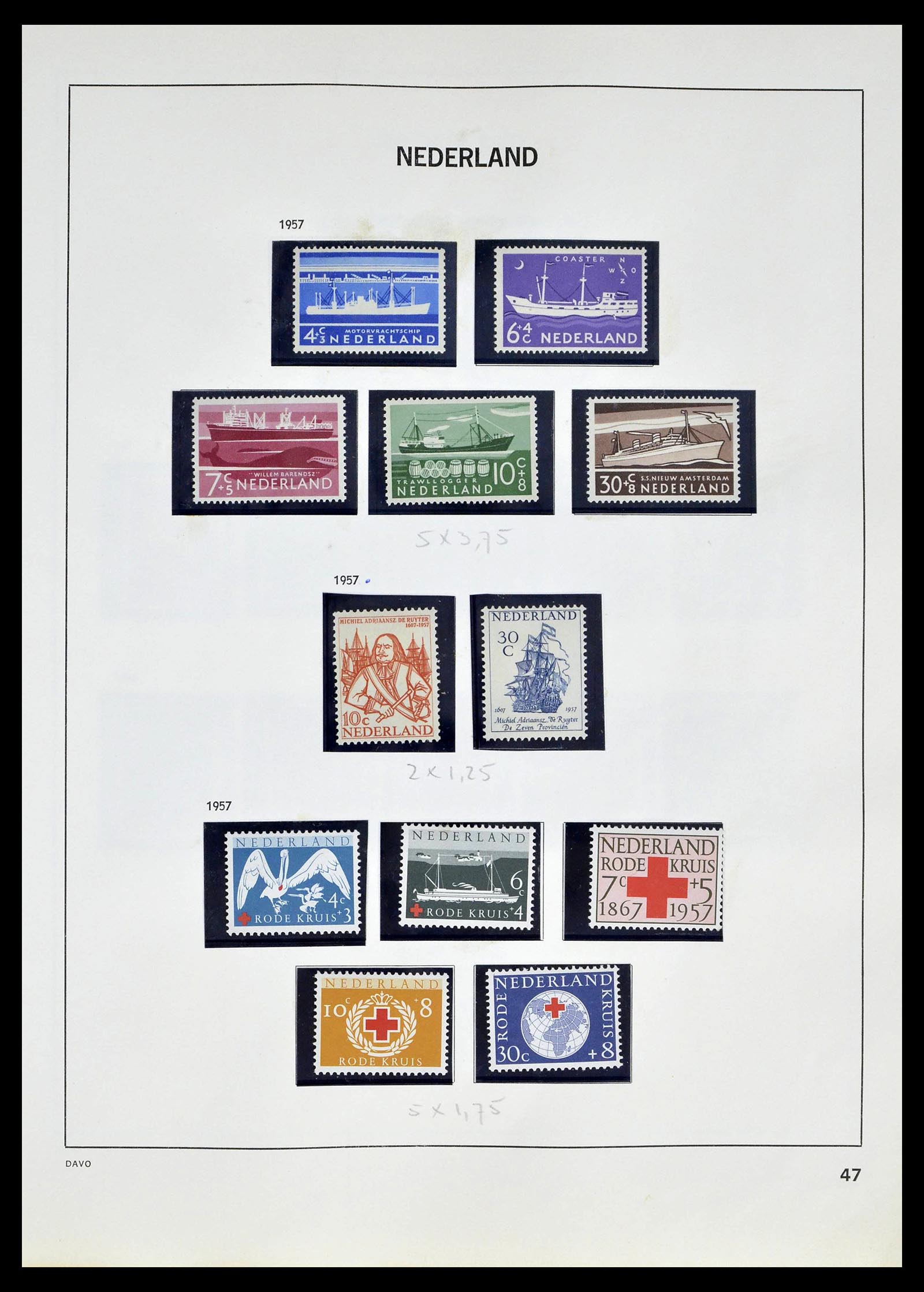 39318 0045 - Postzegelverzameling 39318 Nederland 1872-1977.