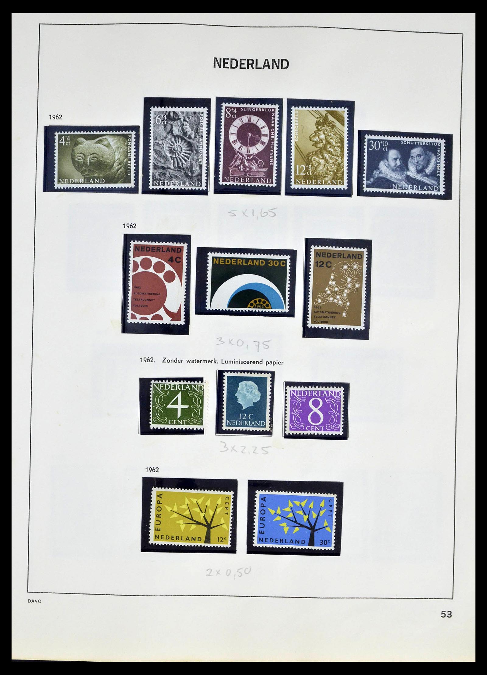 39318 0051 - Postzegelverzameling 39318 Nederland 1872-1977.