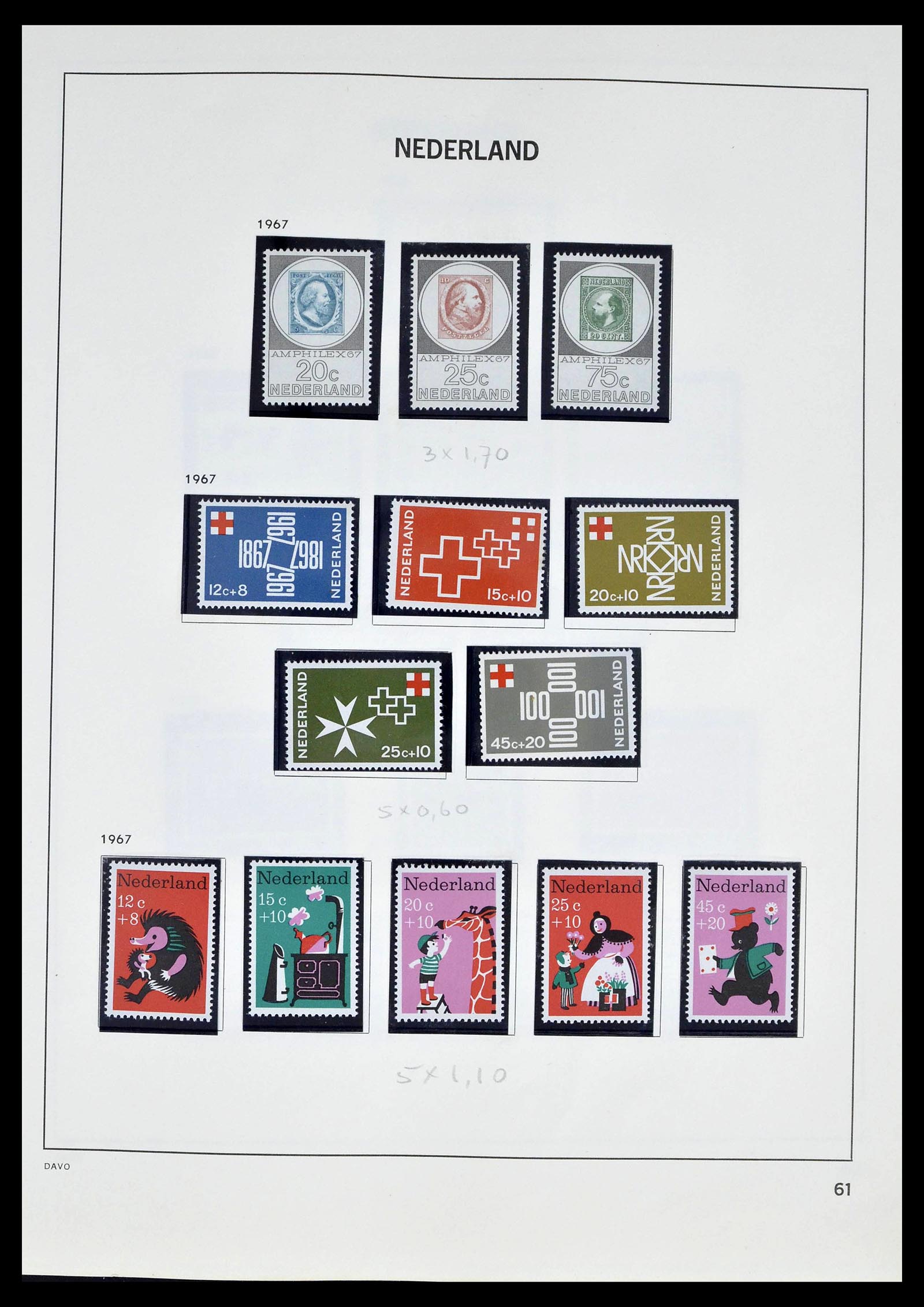 39318 0059 - Postzegelverzameling 39318 Nederland 1872-1977.