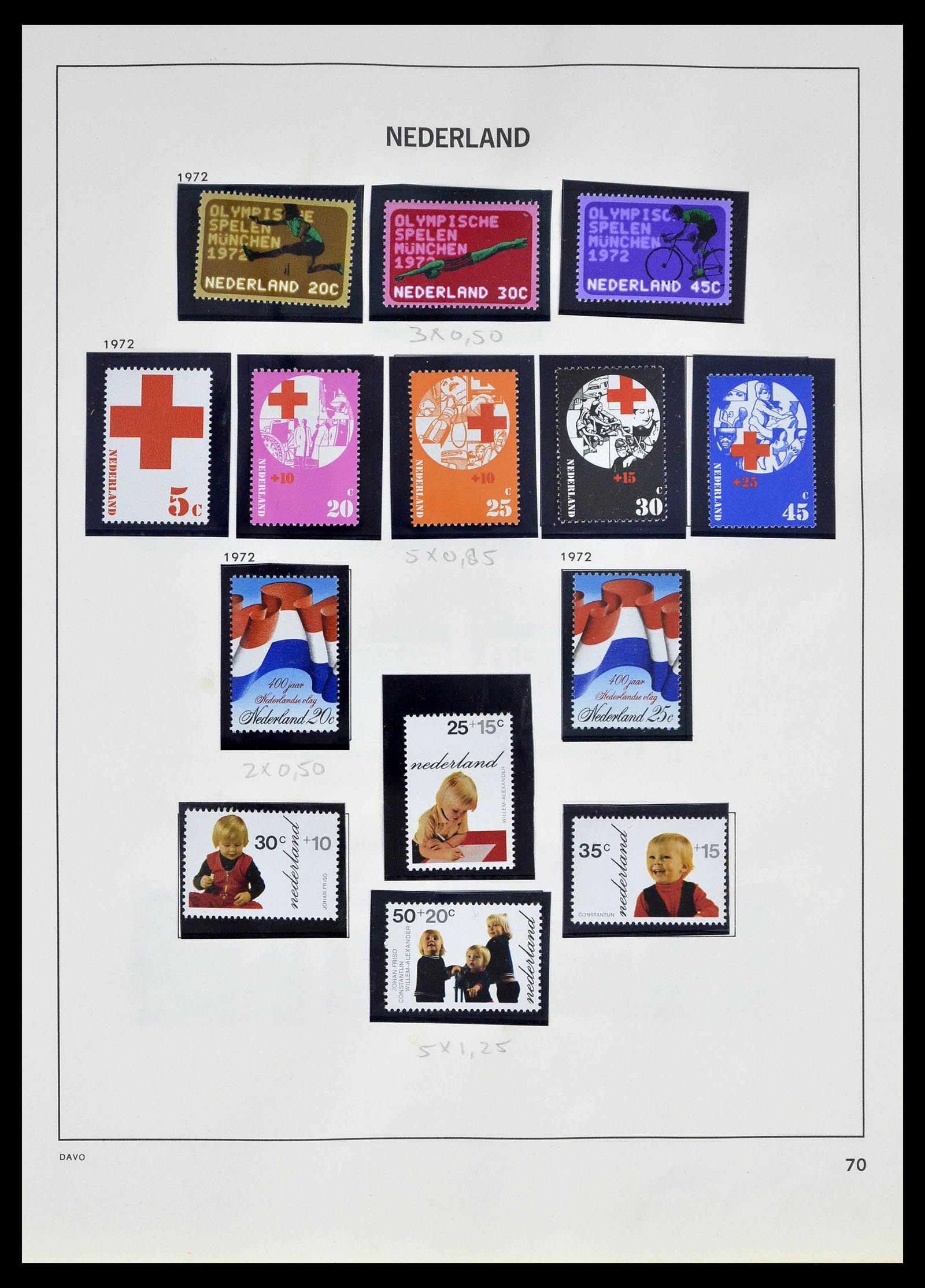 39318 0068 - Postzegelverzameling 39318 Nederland 1872-1977.