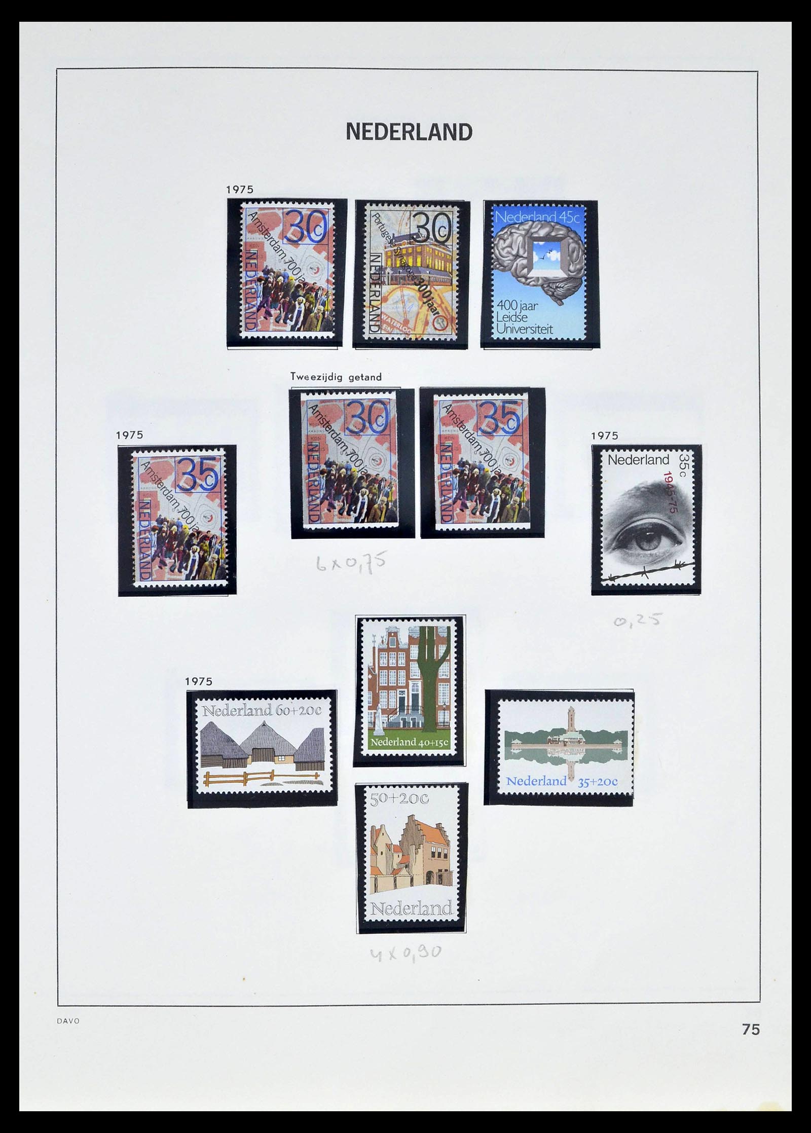 39318 0073 - Postzegelverzameling 39318 Nederland 1872-1977.