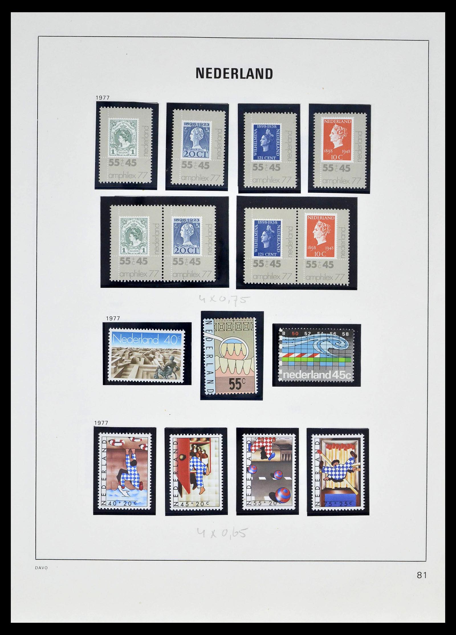 39318 0079 - Postzegelverzameling 39318 Nederland 1872-1977.
