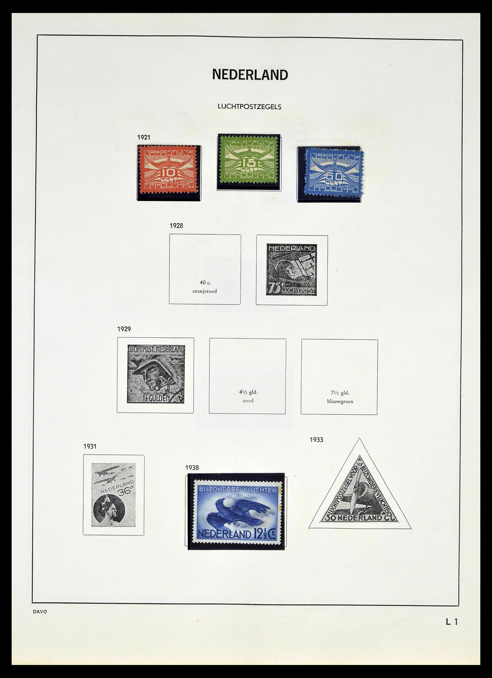 39318 0080 - Postzegelverzameling 39318 Nederland 1872-1977.