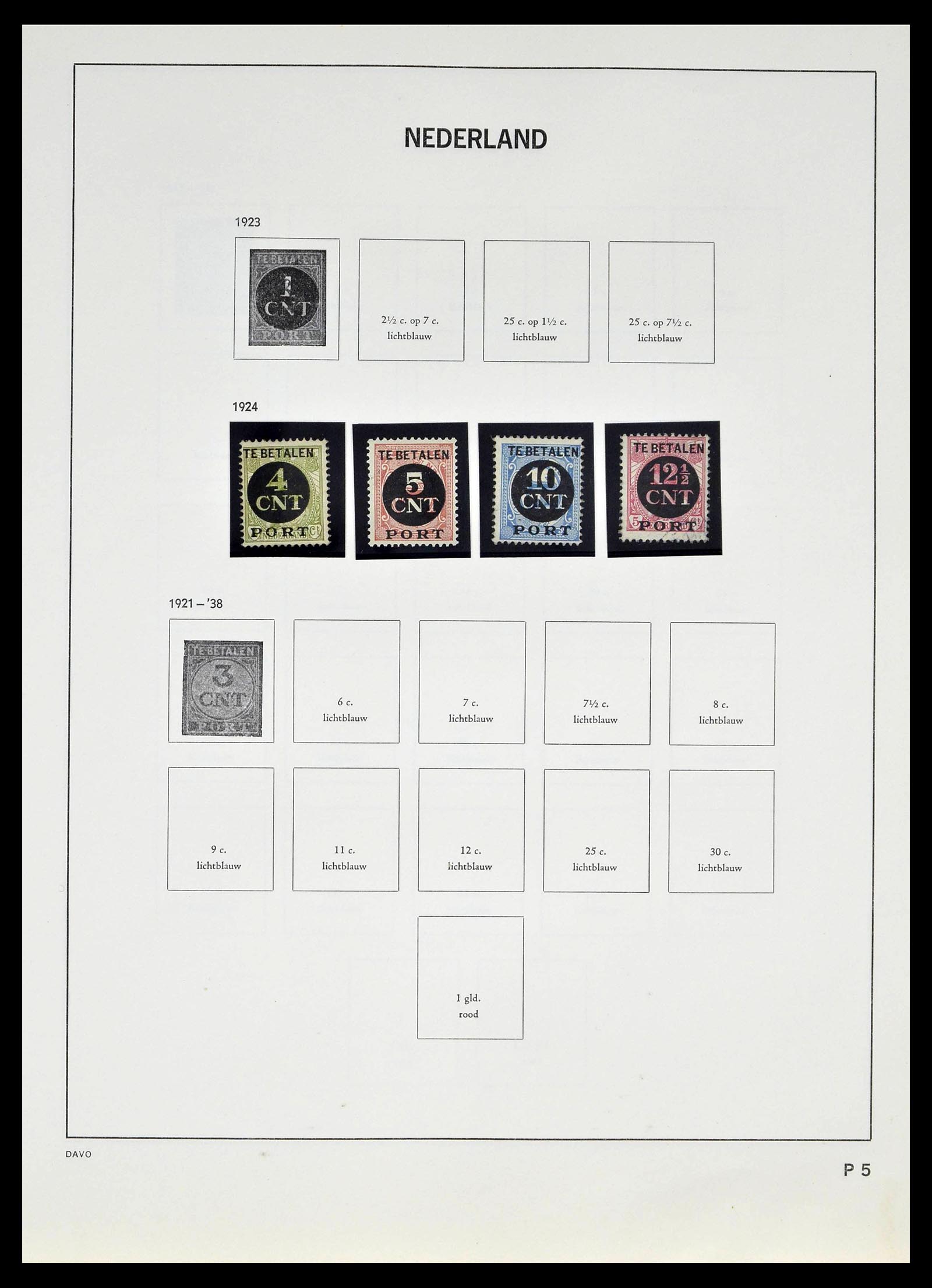 39318 0082 - Postzegelverzameling 39318 Nederland 1872-1977.