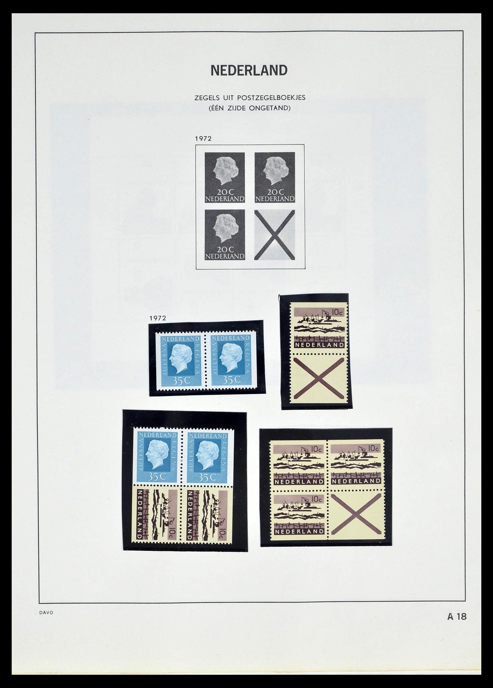 39318 0102 - Postzegelverzameling 39318 Nederland 1872-1977.