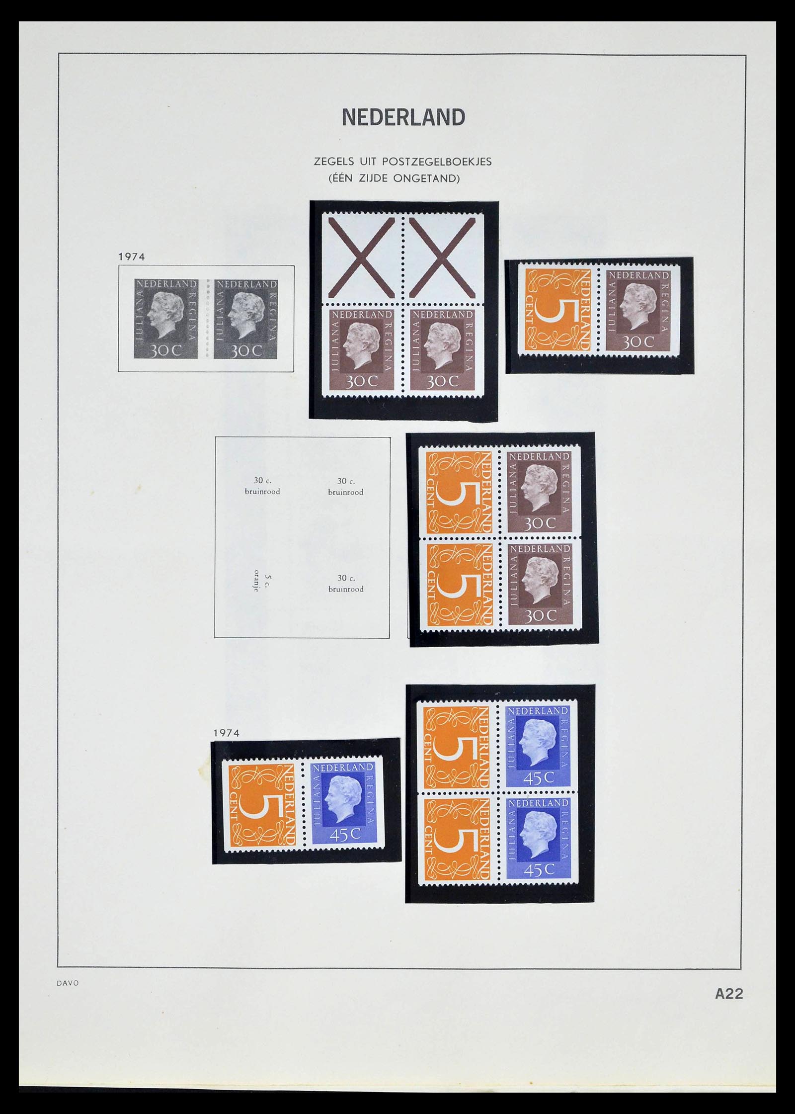 39318 0106 - Postzegelverzameling 39318 Nederland 1872-1977.