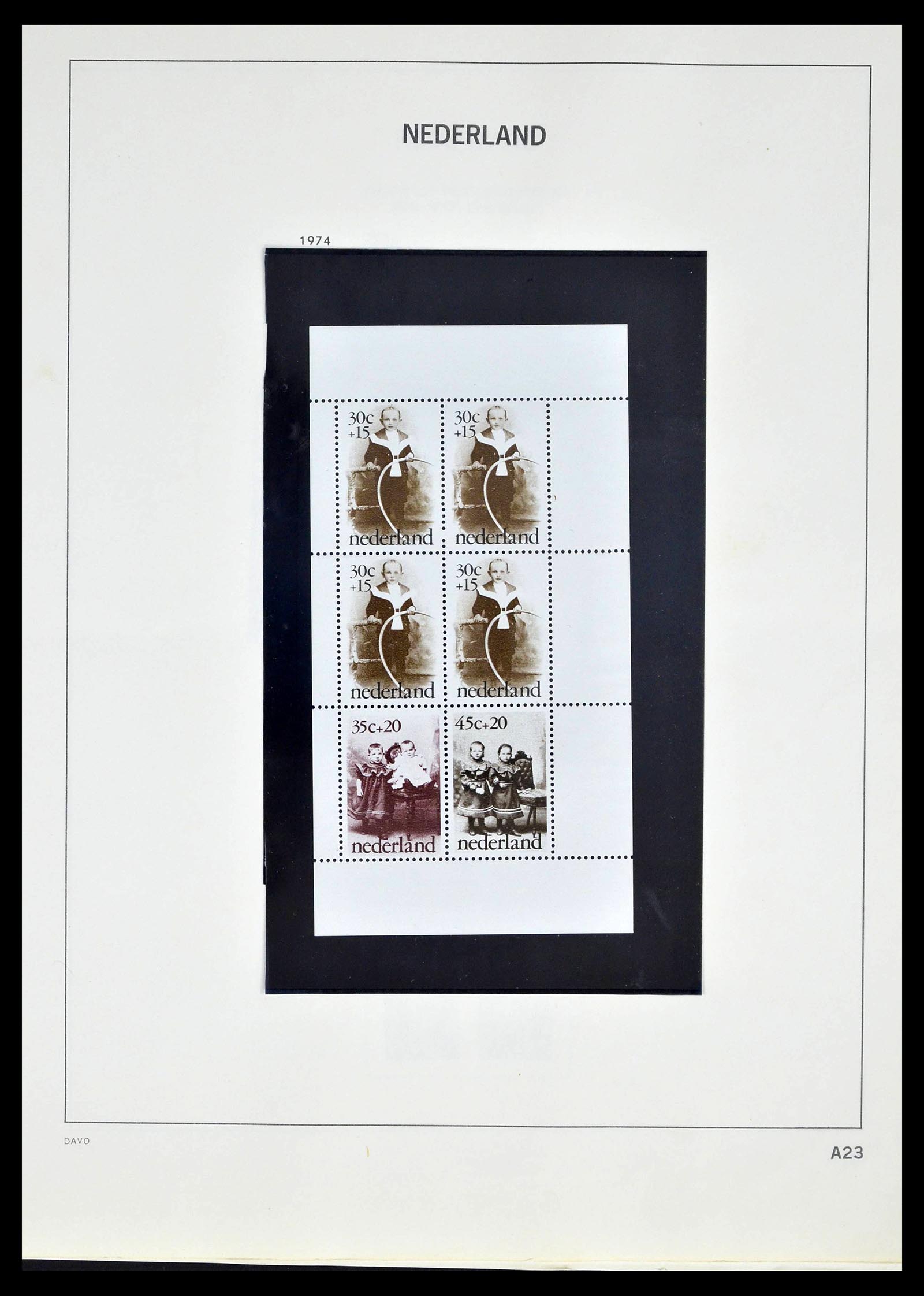 39318 0107 - Postzegelverzameling 39318 Nederland 1872-1977.