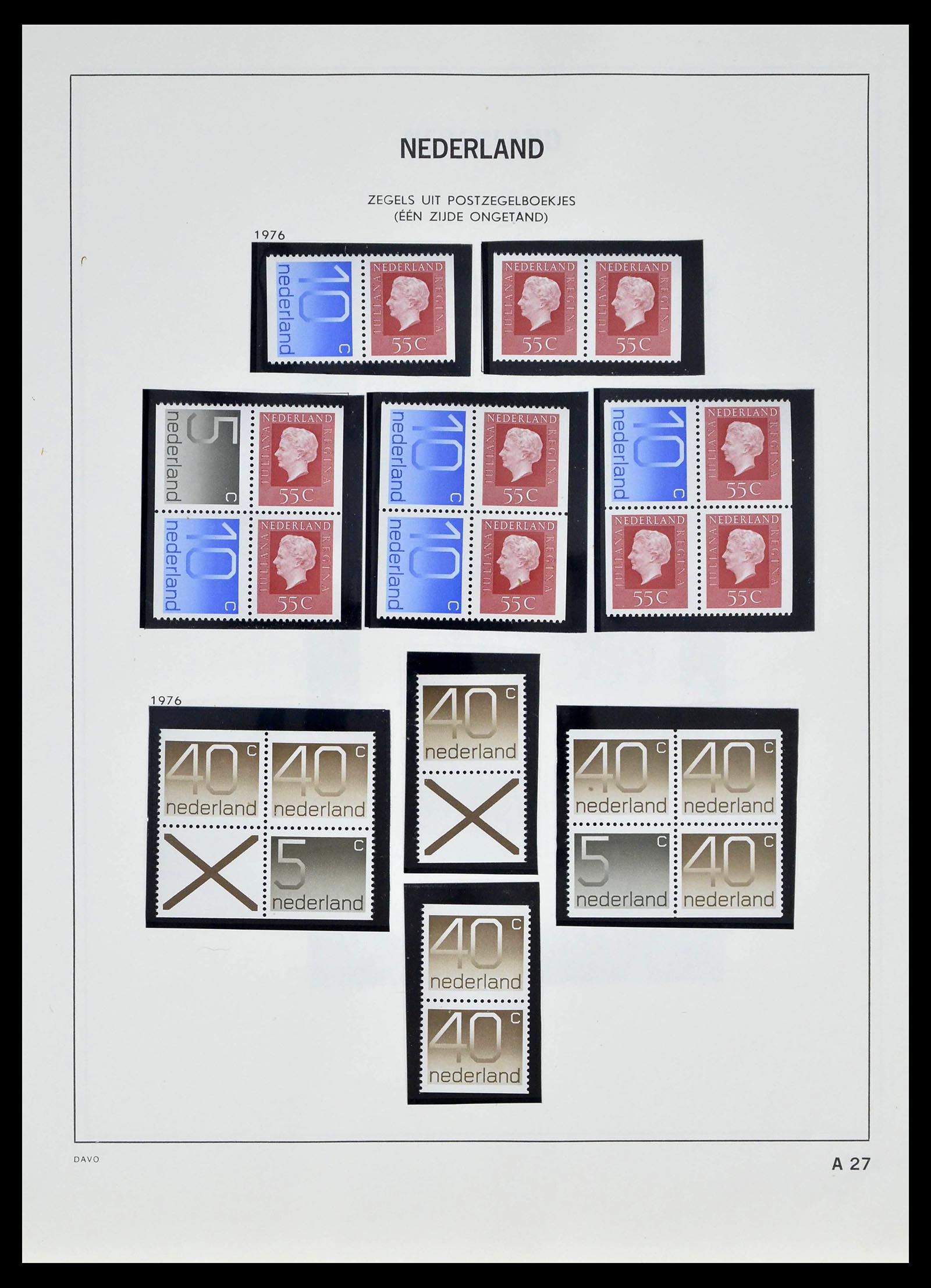 39318 0111 - Postzegelverzameling 39318 Nederland 1872-1977.