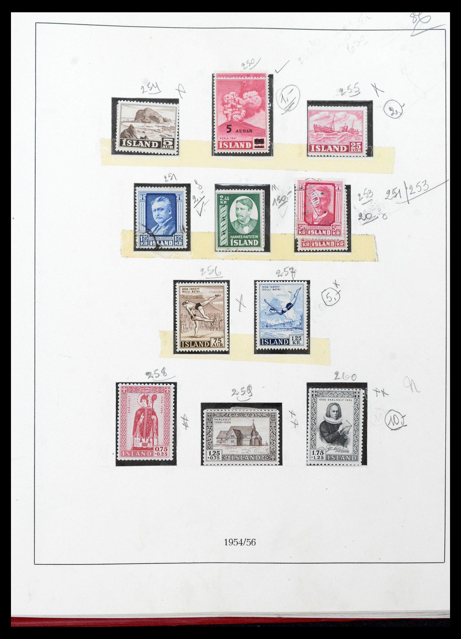 39320 0023 - Stamp collection 39320 Iceland 1873-1982.