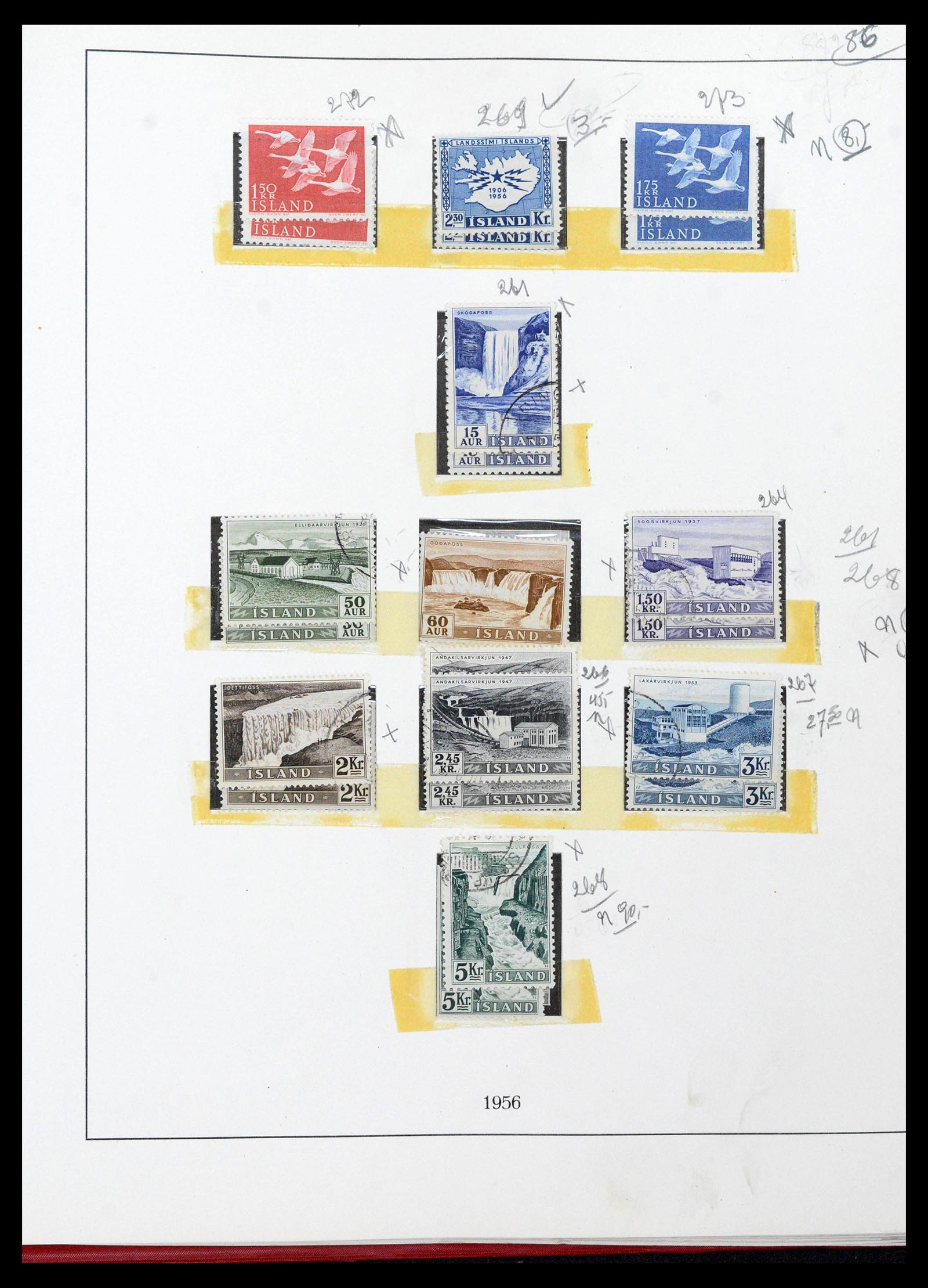 39320 0025 - Postzegelverzameling 39320 IJsland 1873-1982.