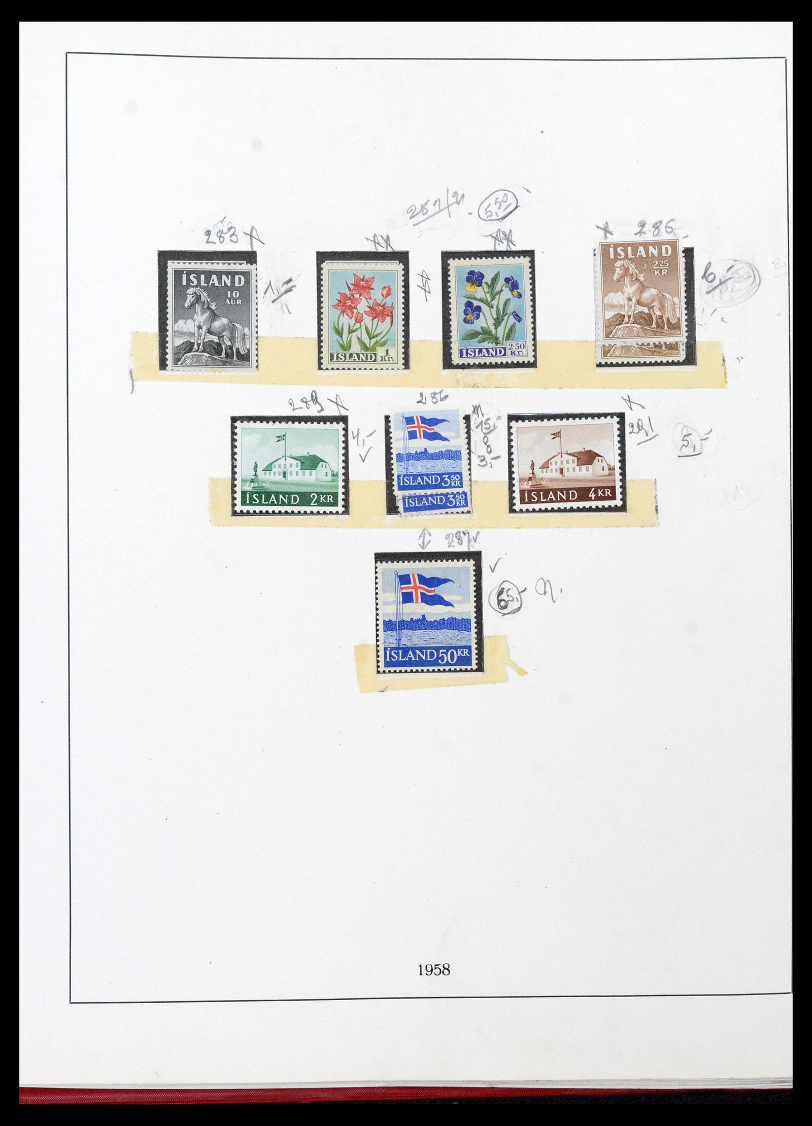 39320 0028 - Postzegelverzameling 39320 IJsland 1873-1982.