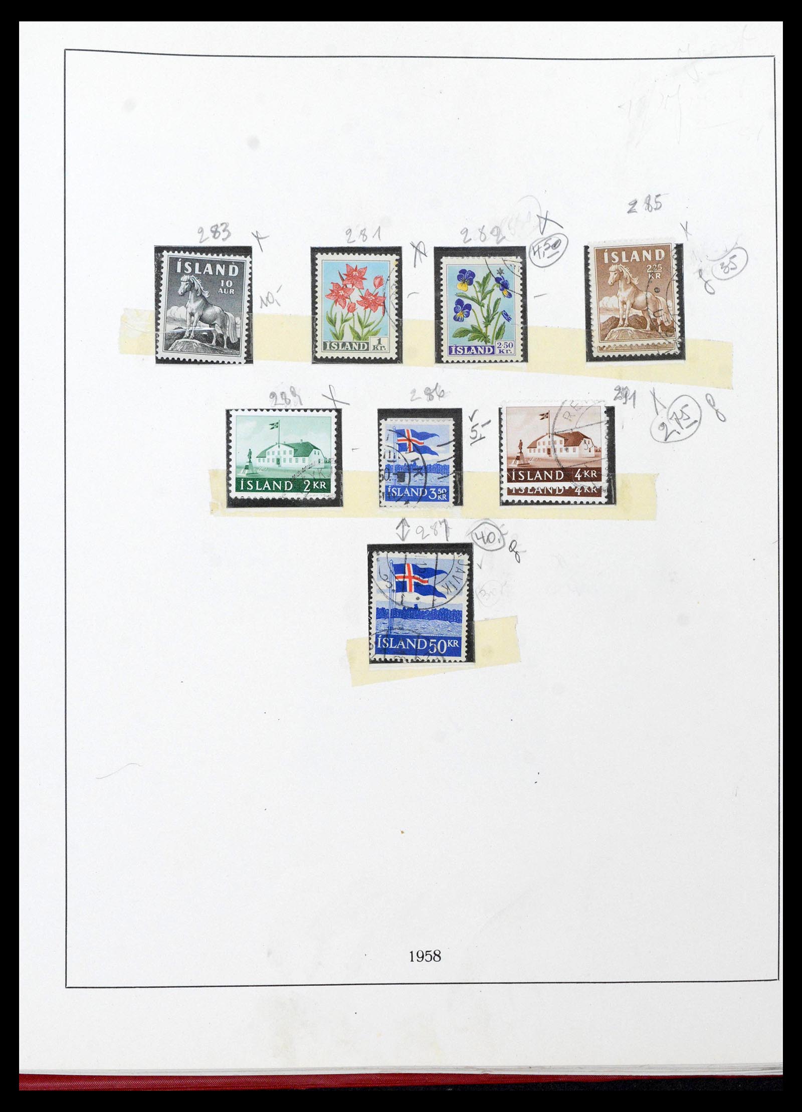 39320 0029 - Postzegelverzameling 39320 IJsland 1873-1982.