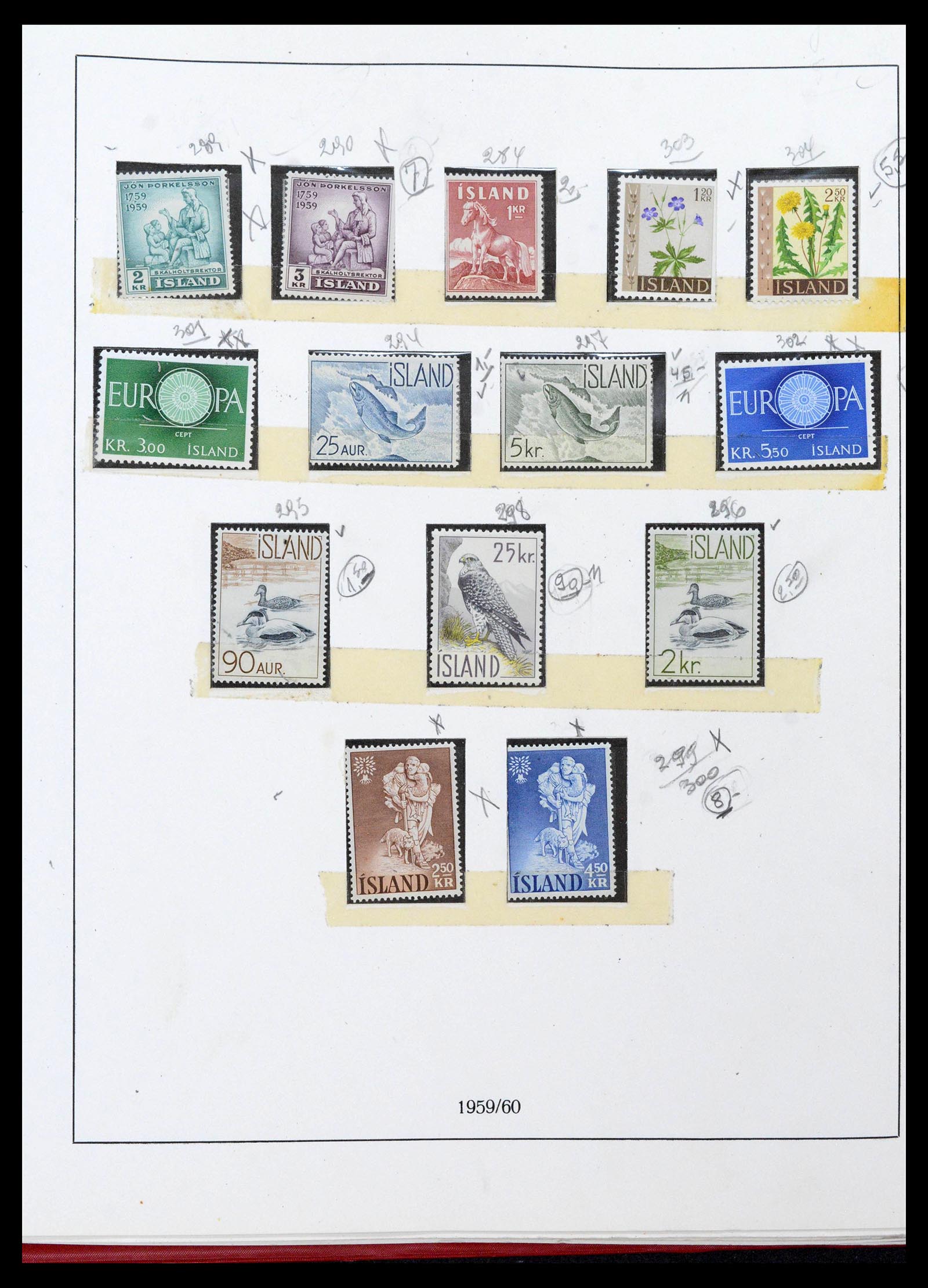 39320 0030 - Postzegelverzameling 39320 IJsland 1873-1982.