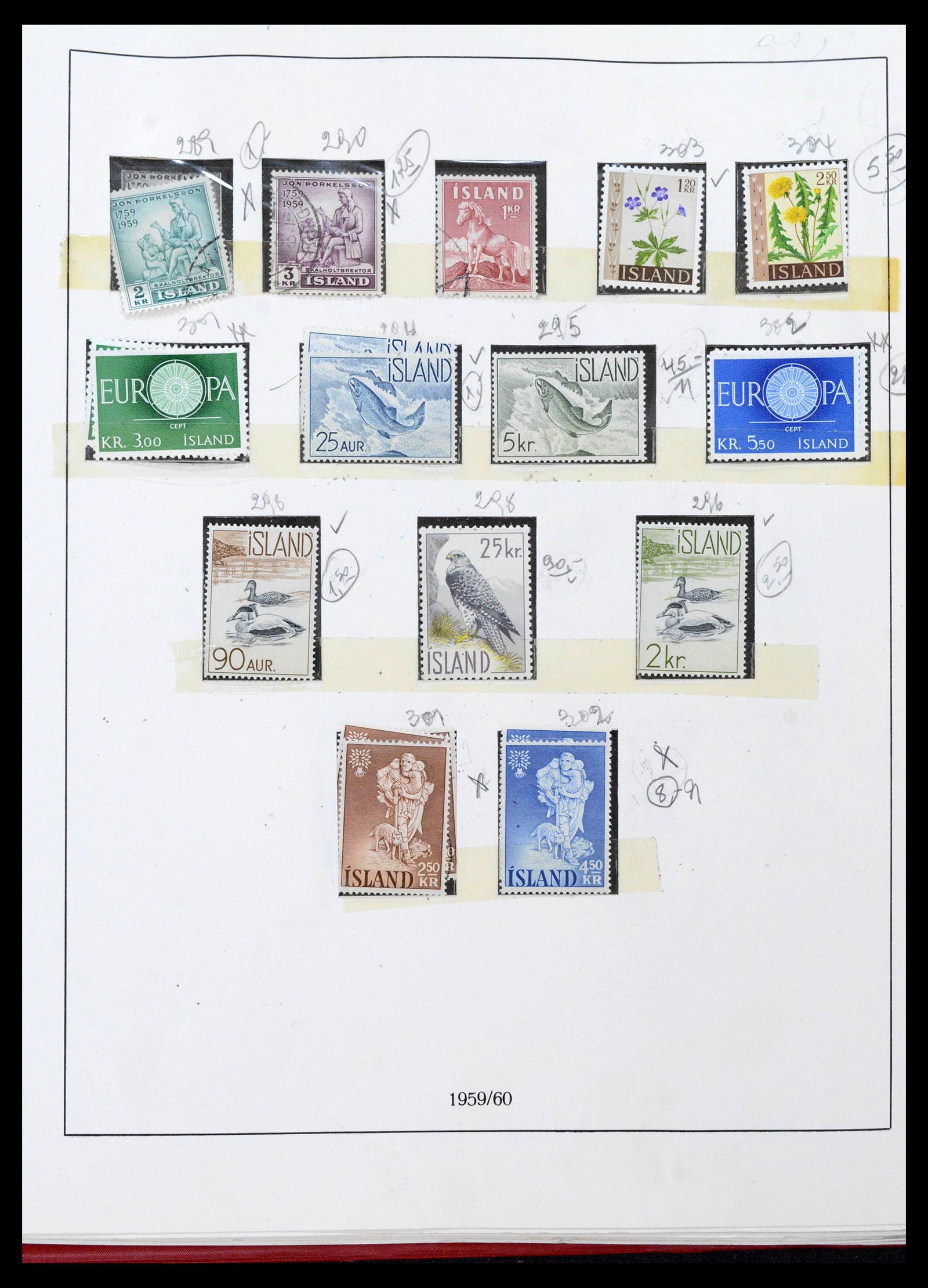 39320 0031 - Postzegelverzameling 39320 IJsland 1873-1982.