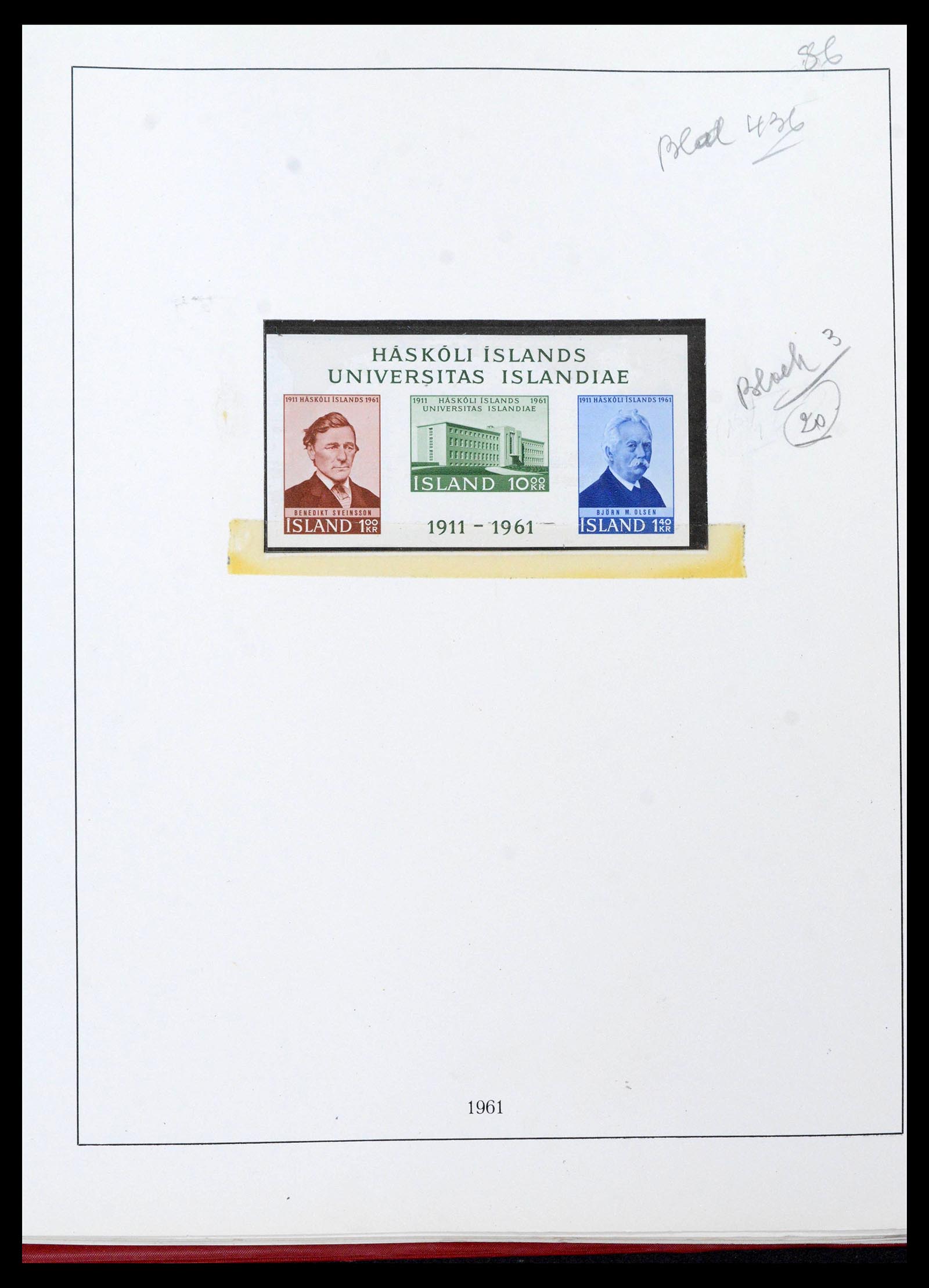 39320 0034 - Postzegelverzameling 39320 IJsland 1873-1982.