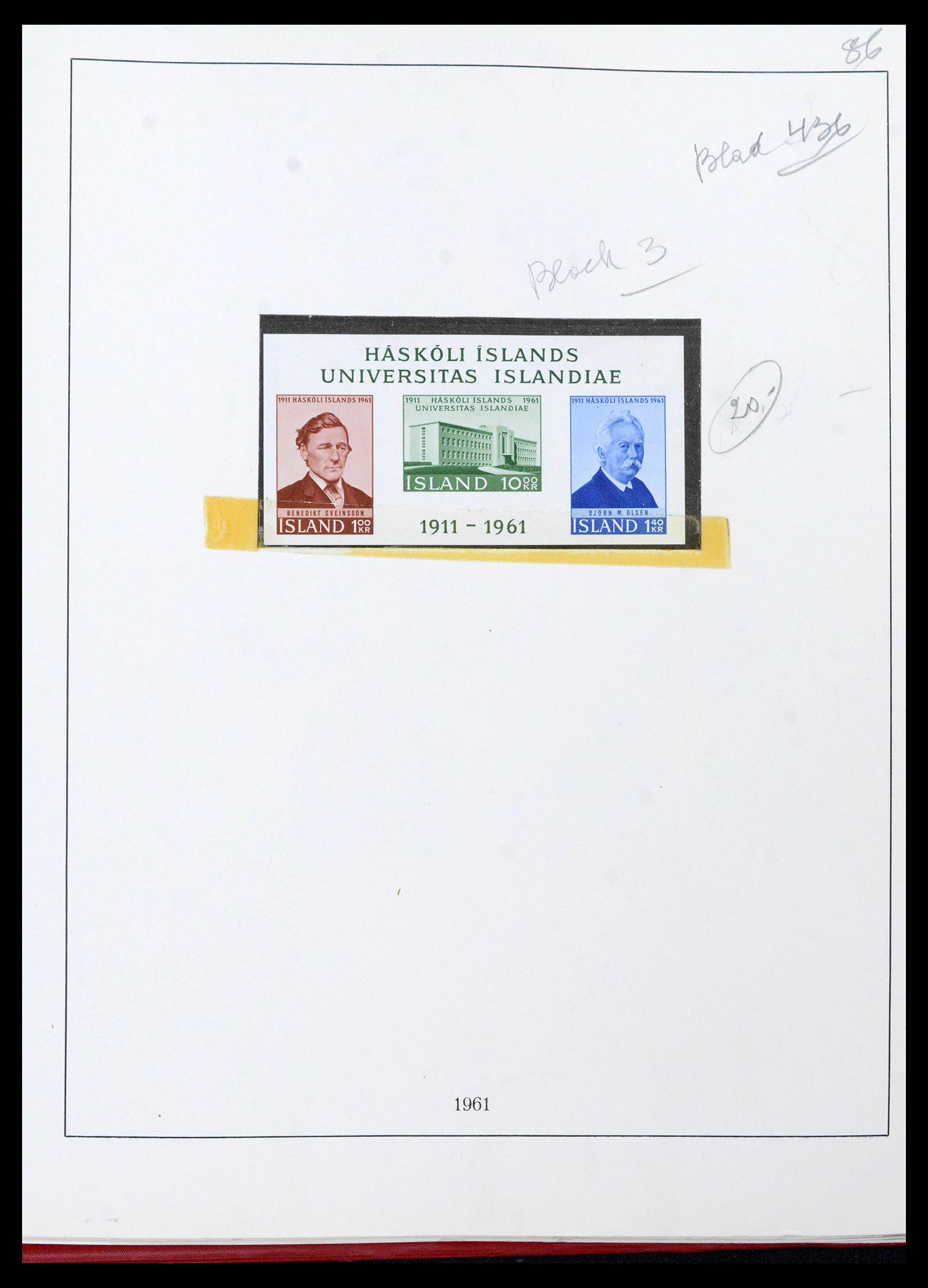 39320 0035 - Postzegelverzameling 39320 IJsland 1873-1982.