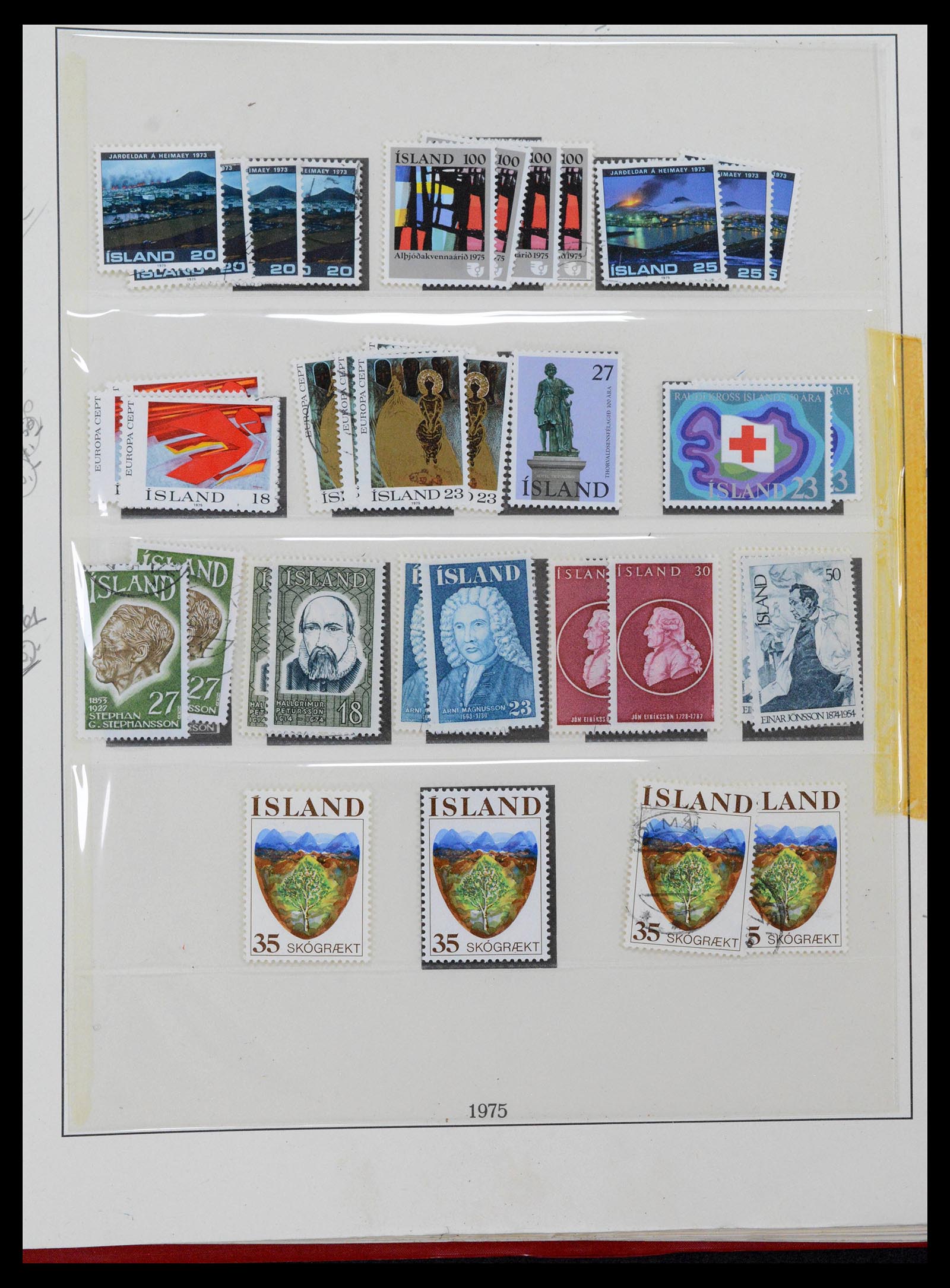 39320 0059 - Postzegelverzameling 39320 IJsland 1873-1982.