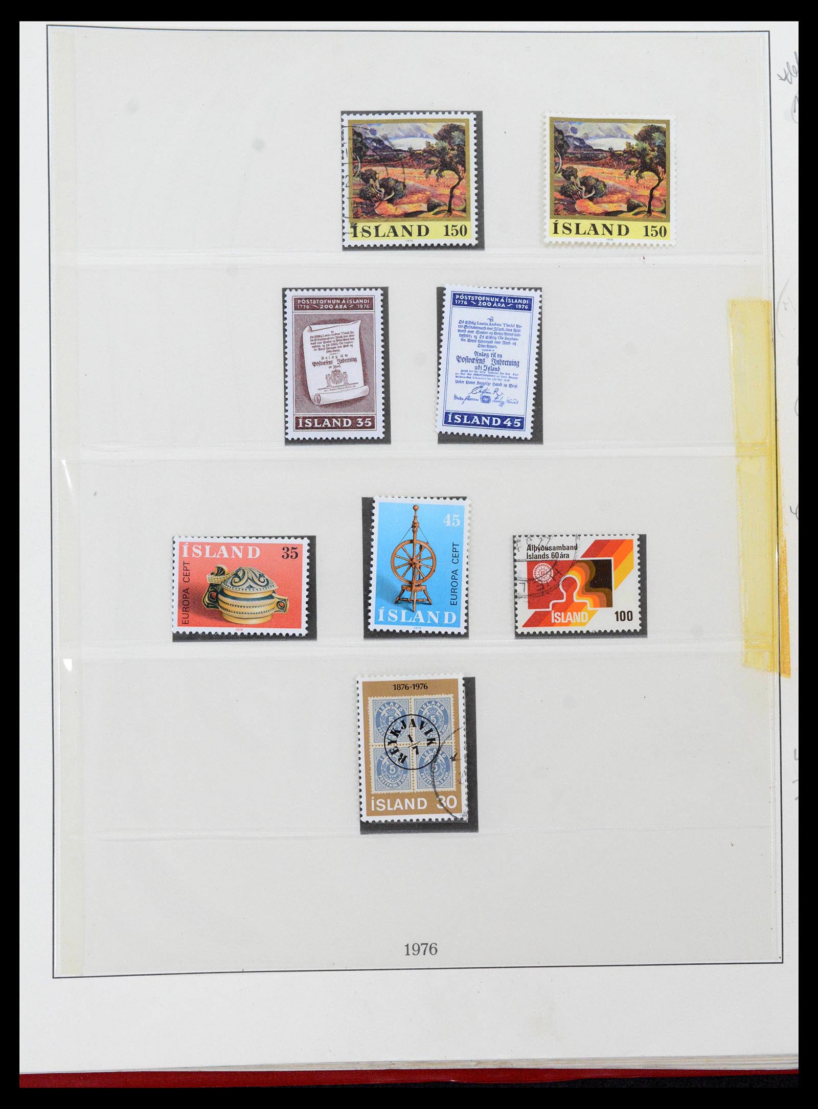 39320 0060 - Postzegelverzameling 39320 IJsland 1873-1982.