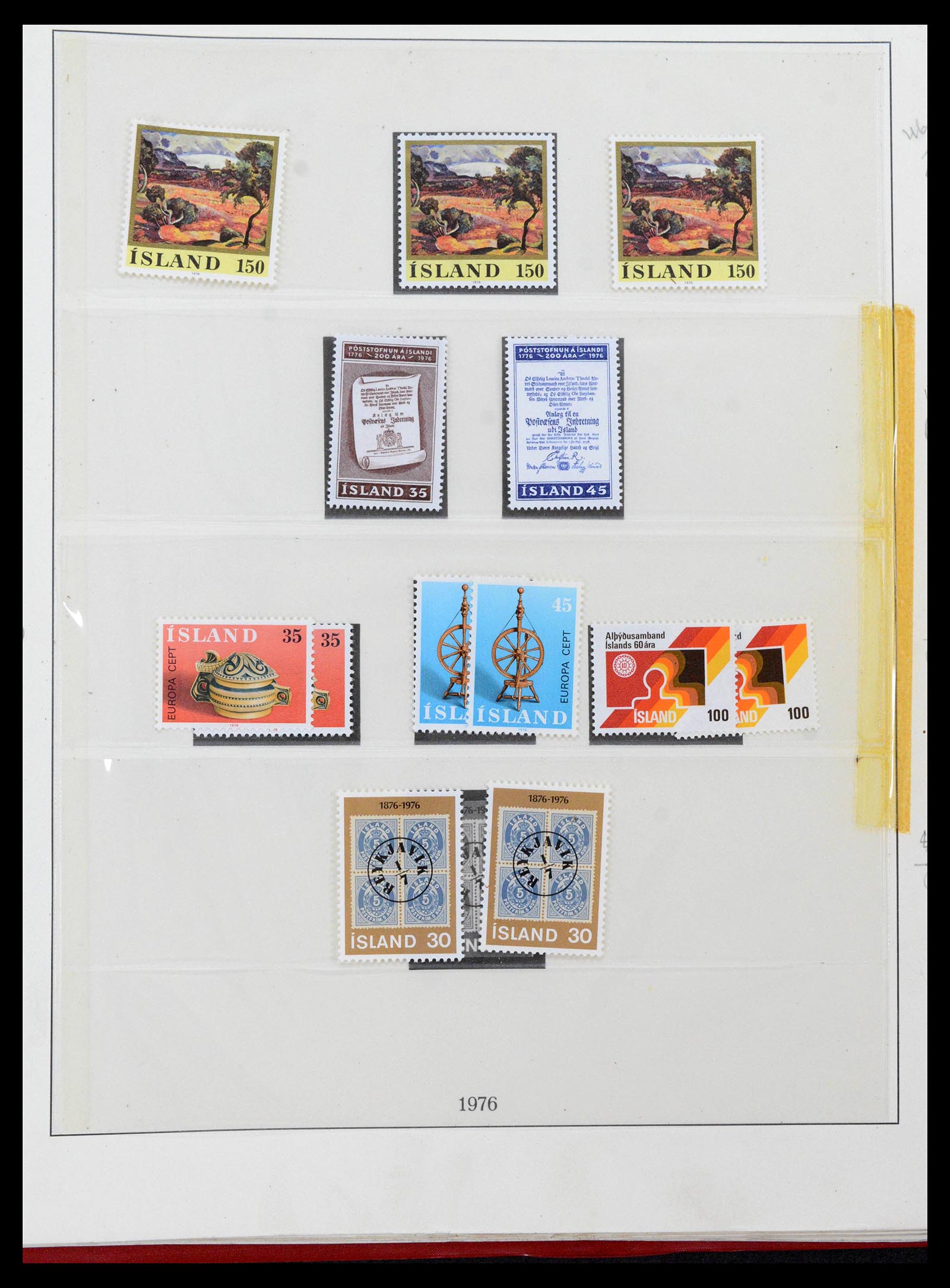 39320 0061 - Postzegelverzameling 39320 IJsland 1873-1982.