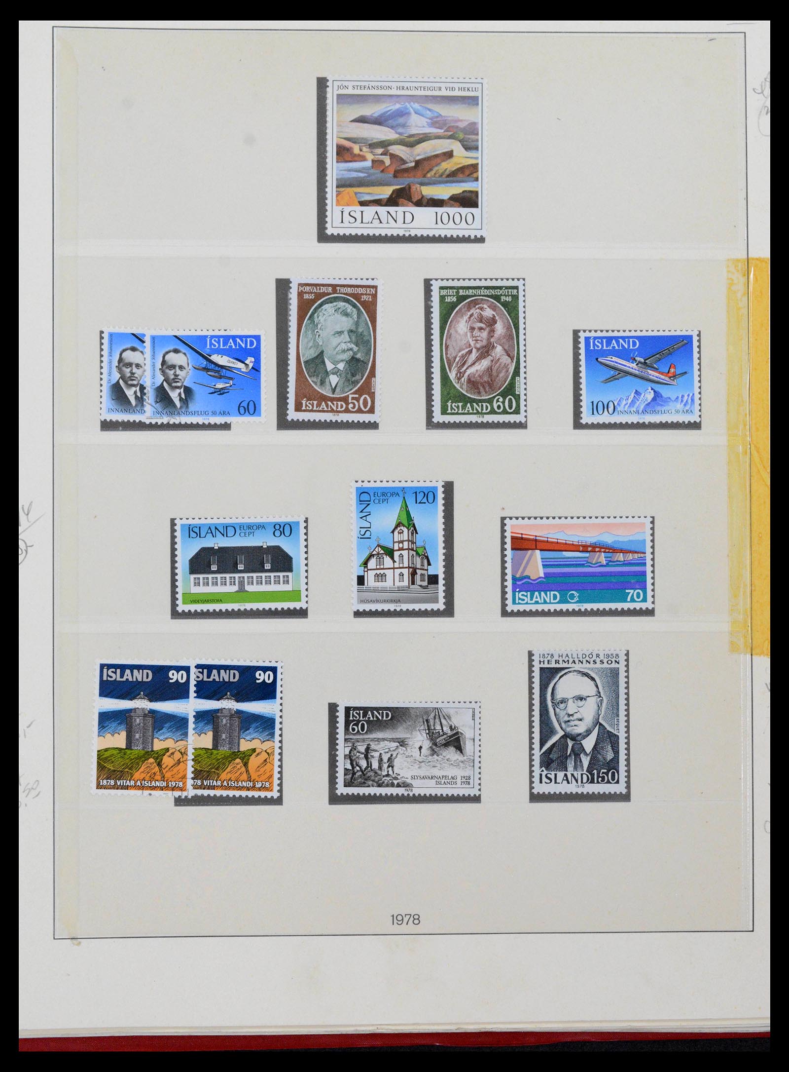 39320 0063 - Stamp collection 39320 Iceland 1873-1982.
