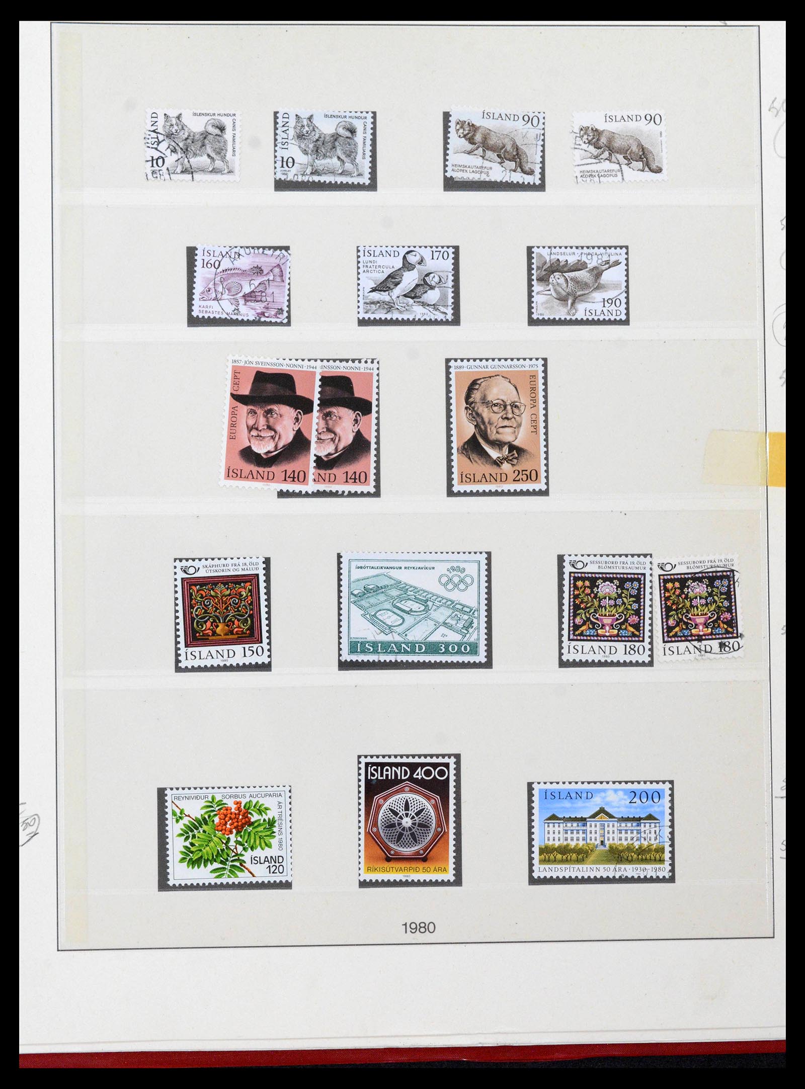 39320 0067 - Postzegelverzameling 39320 IJsland 1873-1982.
