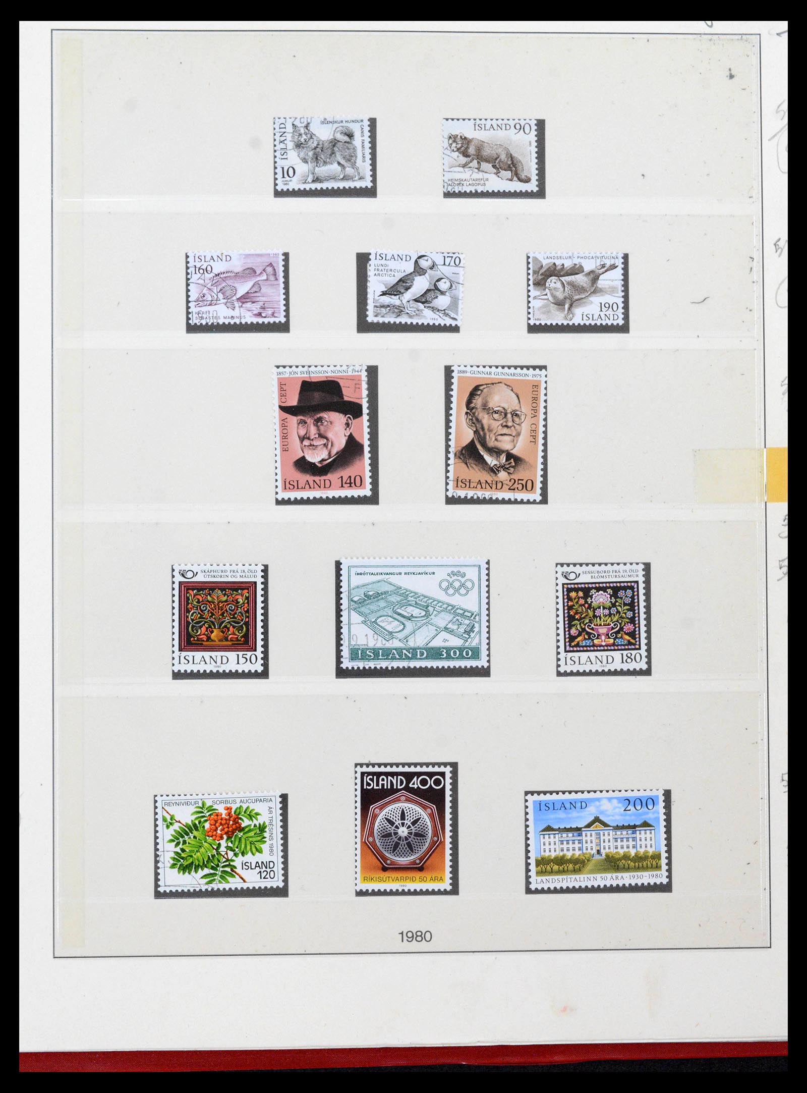 39320 0068 - Postzegelverzameling 39320 IJsland 1873-1982.