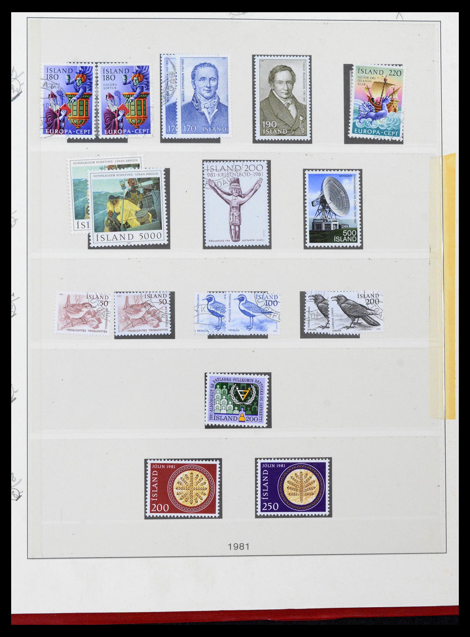 39320 0069 - Postzegelverzameling 39320 IJsland 1873-1982.