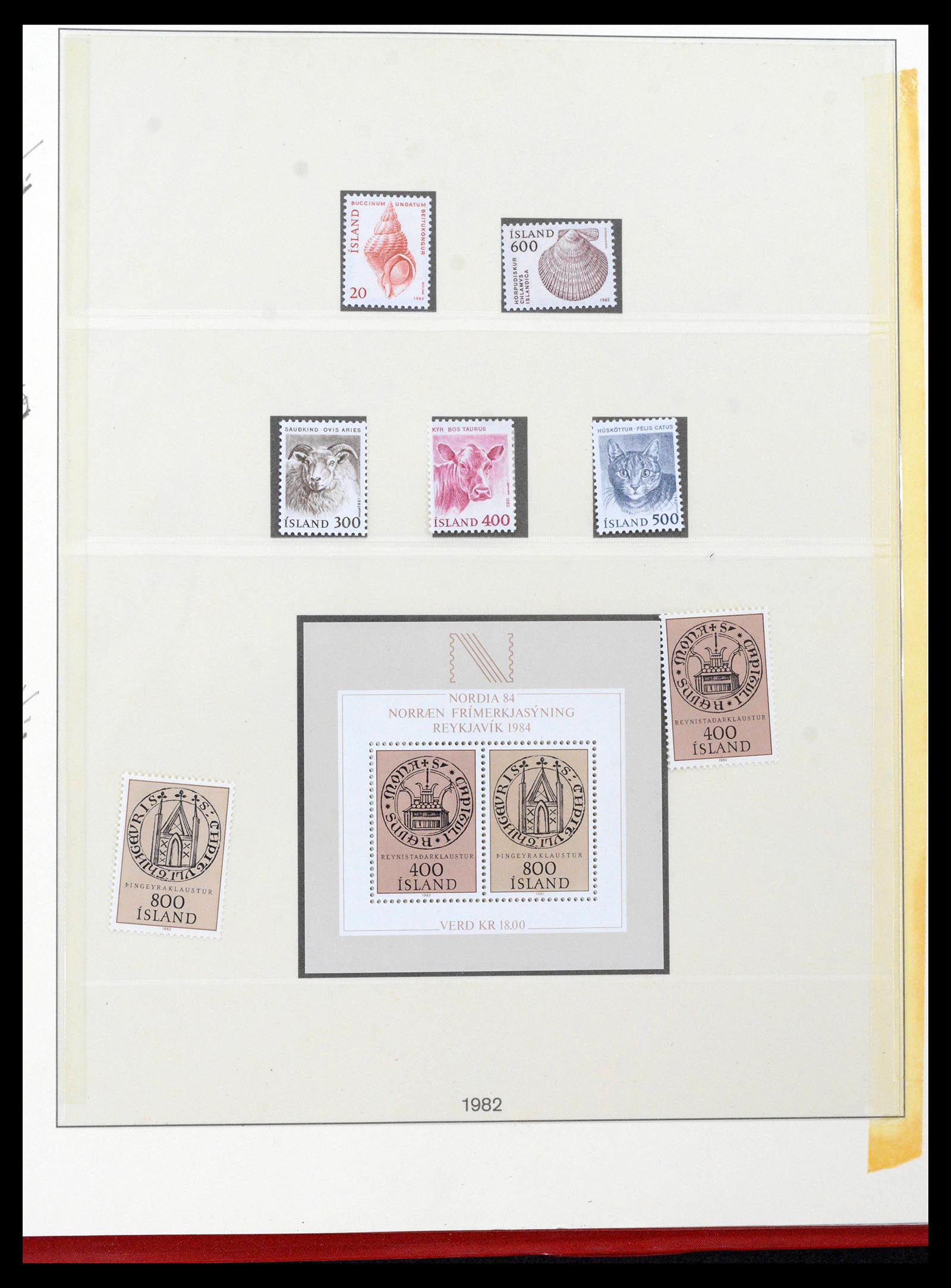 39320 0071 - Postzegelverzameling 39320 IJsland 1873-1982.