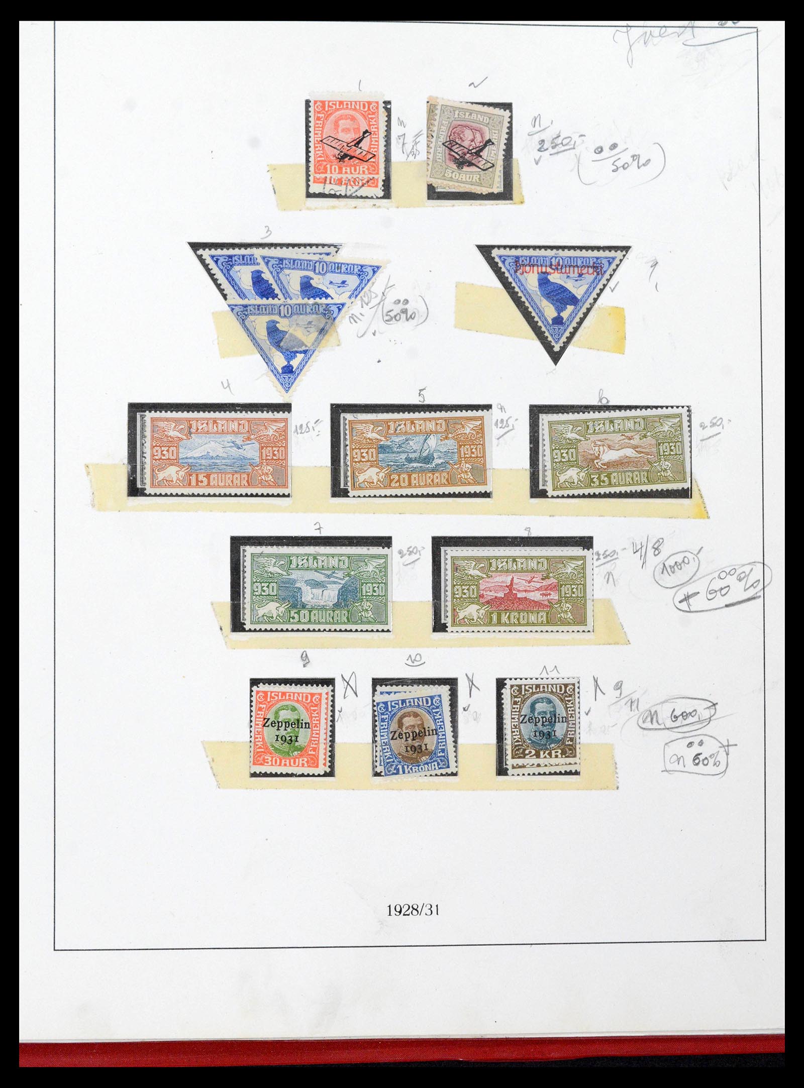 39320 0072 - Postzegelverzameling 39320 IJsland 1873-1982.