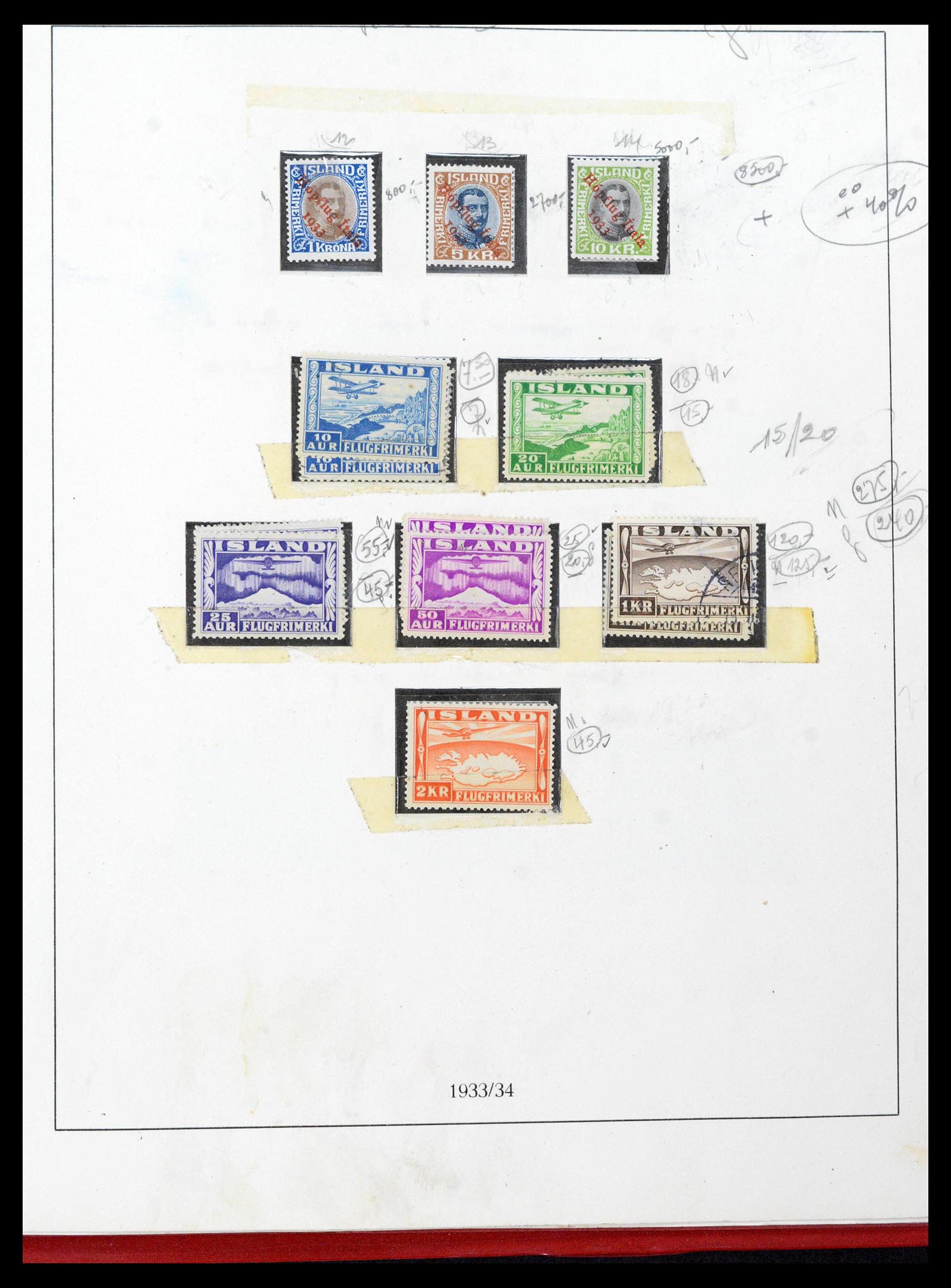 39320 0073 - Stamp collection 39320 Iceland 1873-1982.